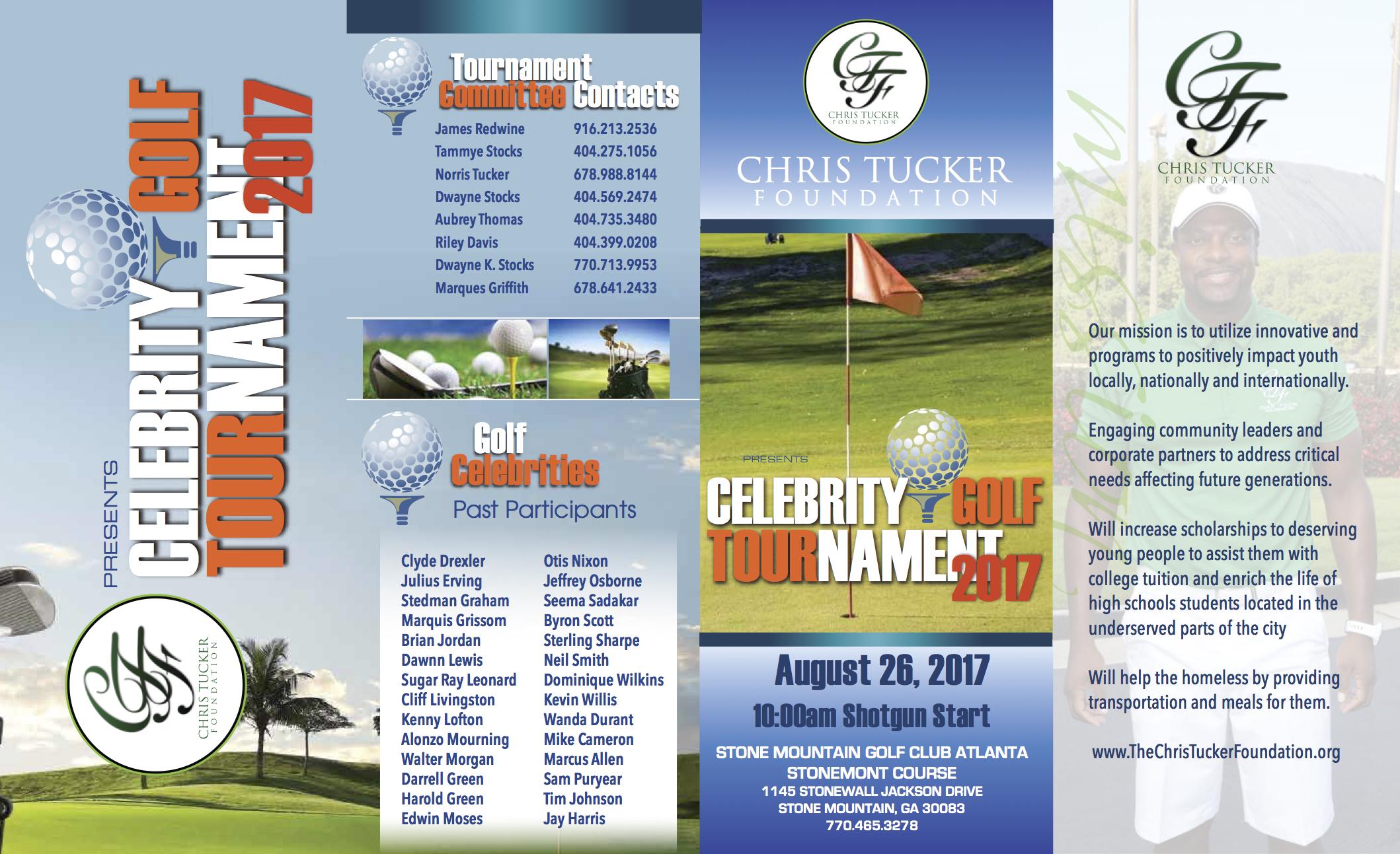 The Chris Tucker Foundation Celebrity Golf Tournament on August 26, 2017