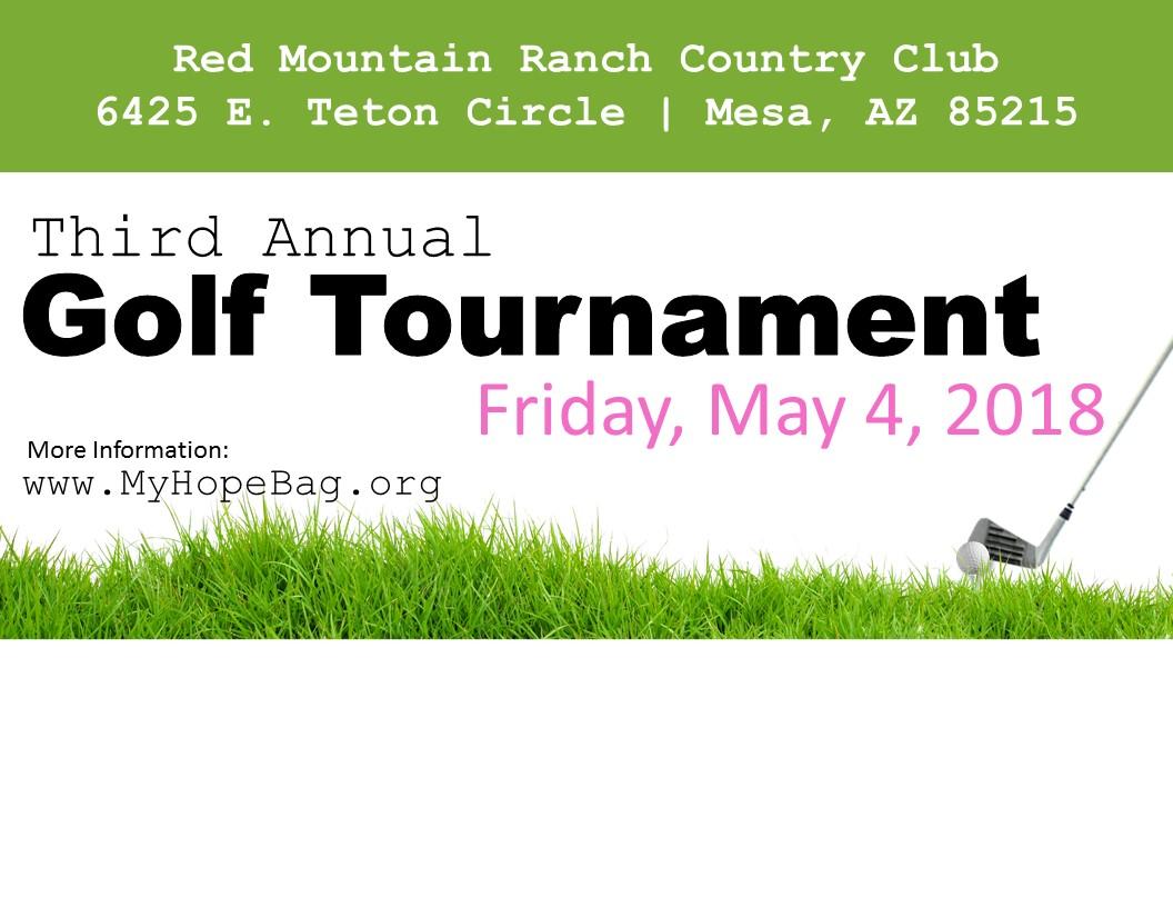 3rd Annual Golf Tournament (benefitting My Hope Bag)
