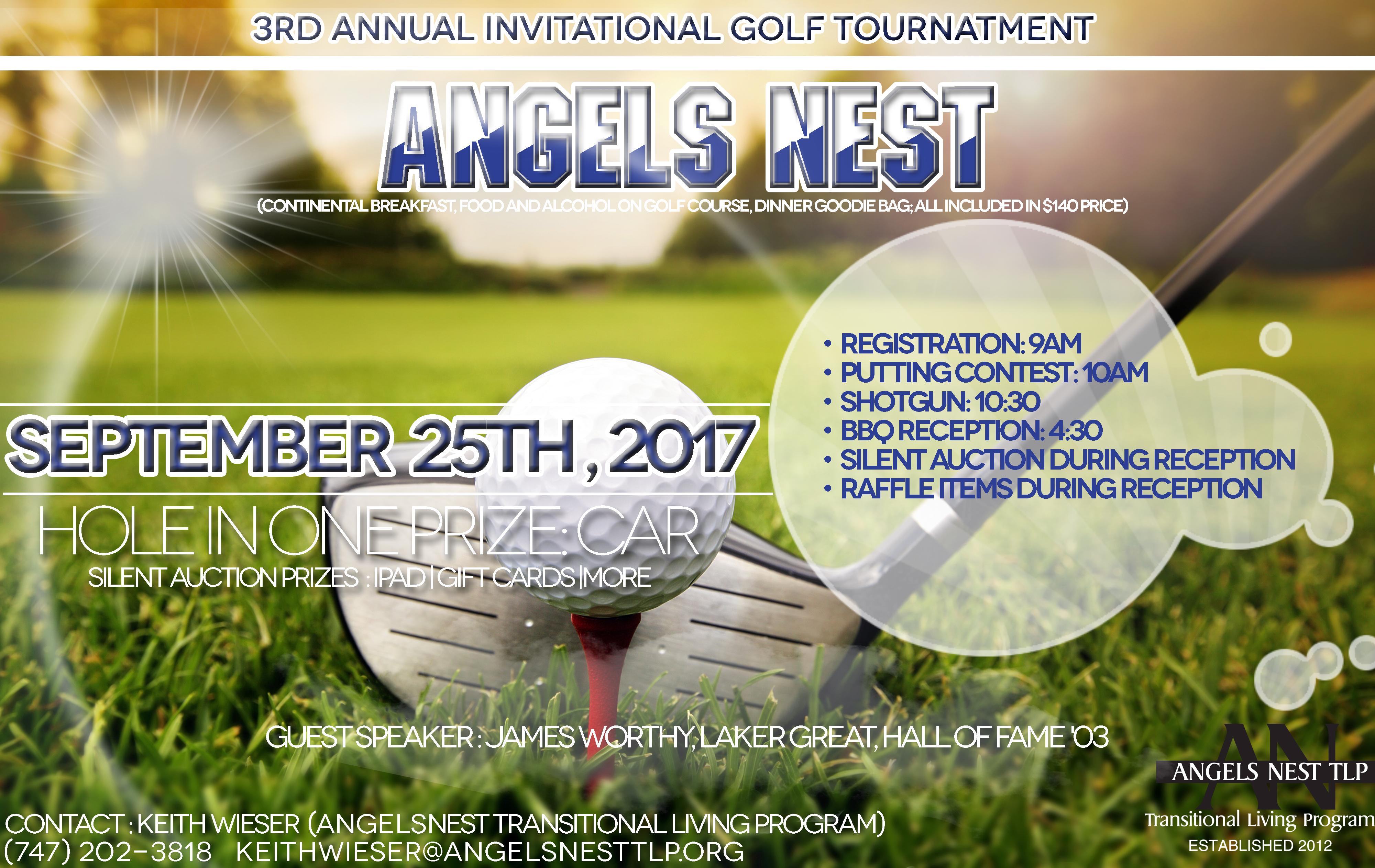 3rd Annual Invitational Golf Tournament