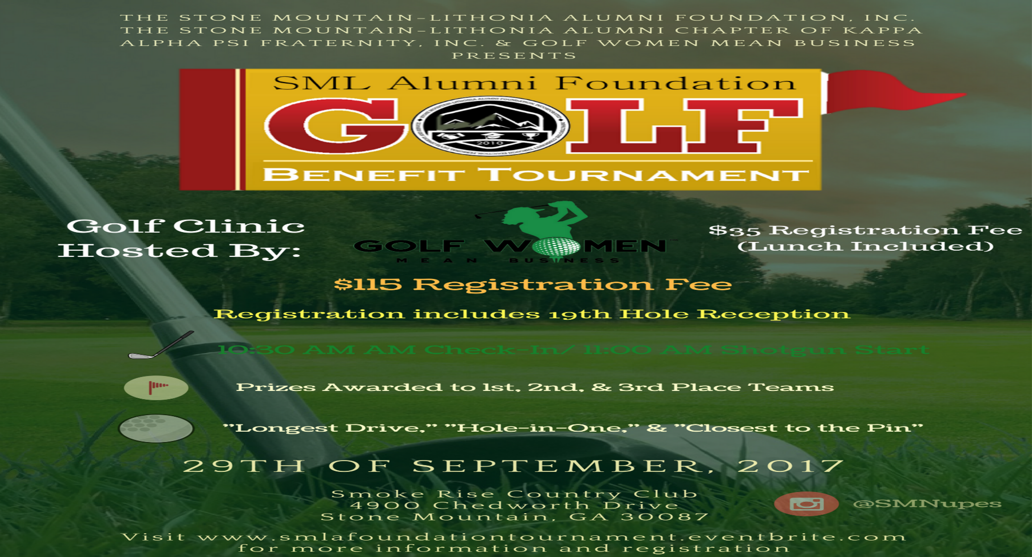 The Annual SMLA Foundation Benefit Golf Tournament