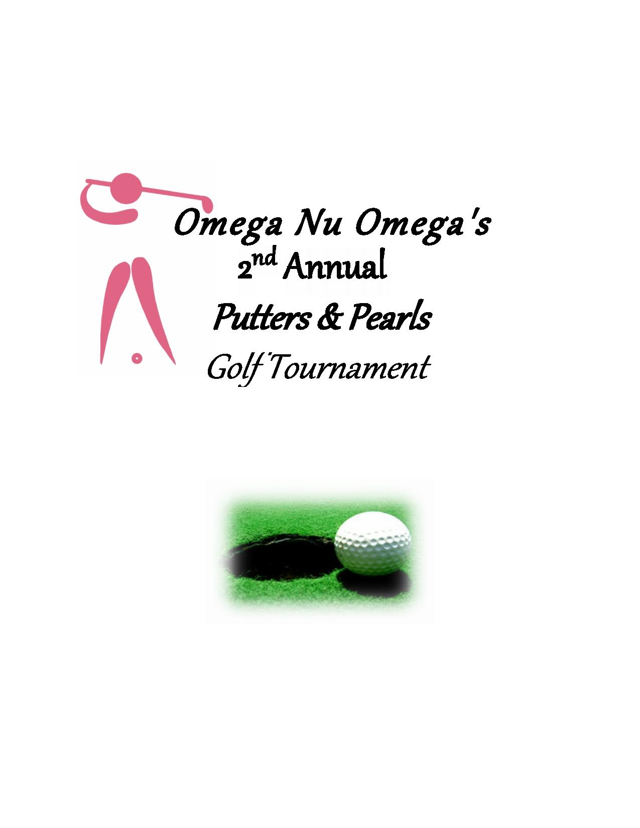 Omega Nu Omega's 2nd Annual Putters and Pearls Golf Tournament