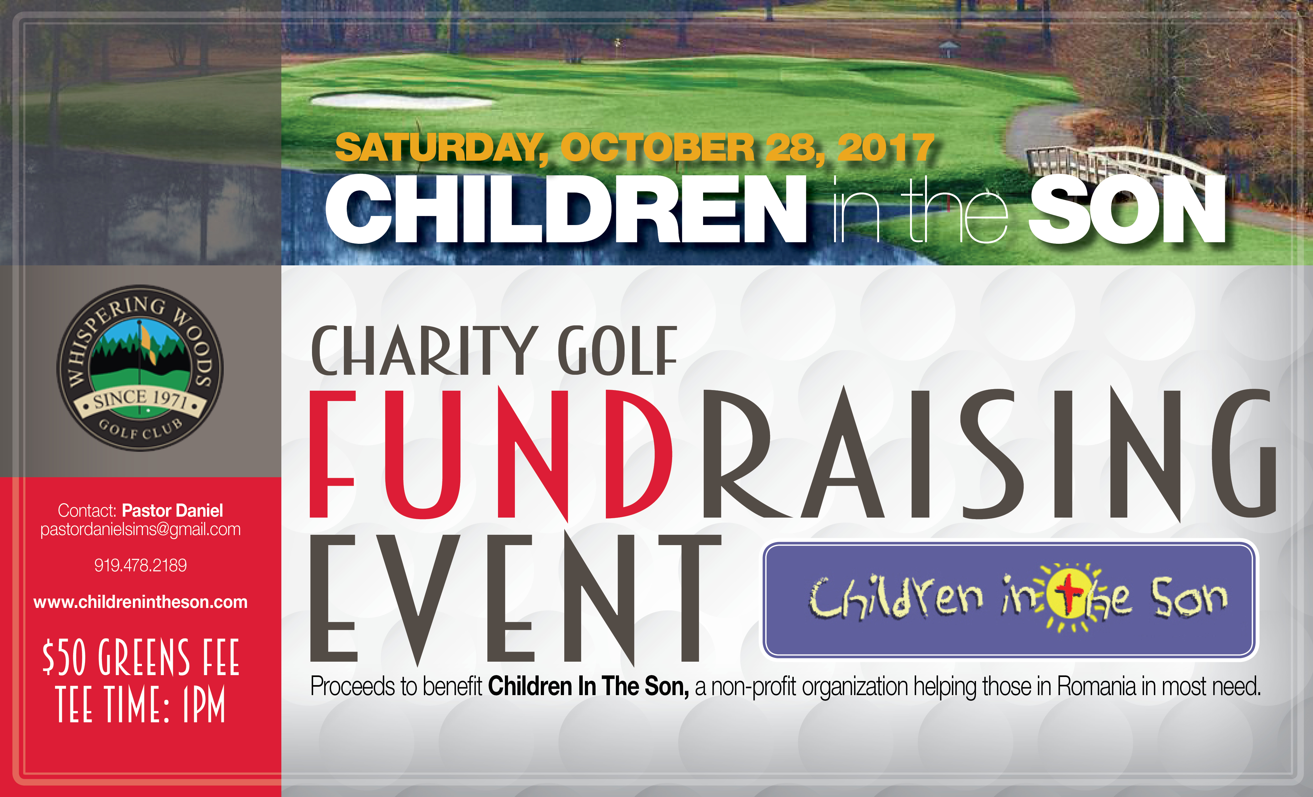 Children In The Son Charity Golf Event