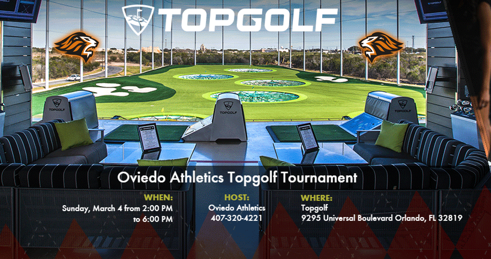 Oviedo Athletics Topgolf Tournament