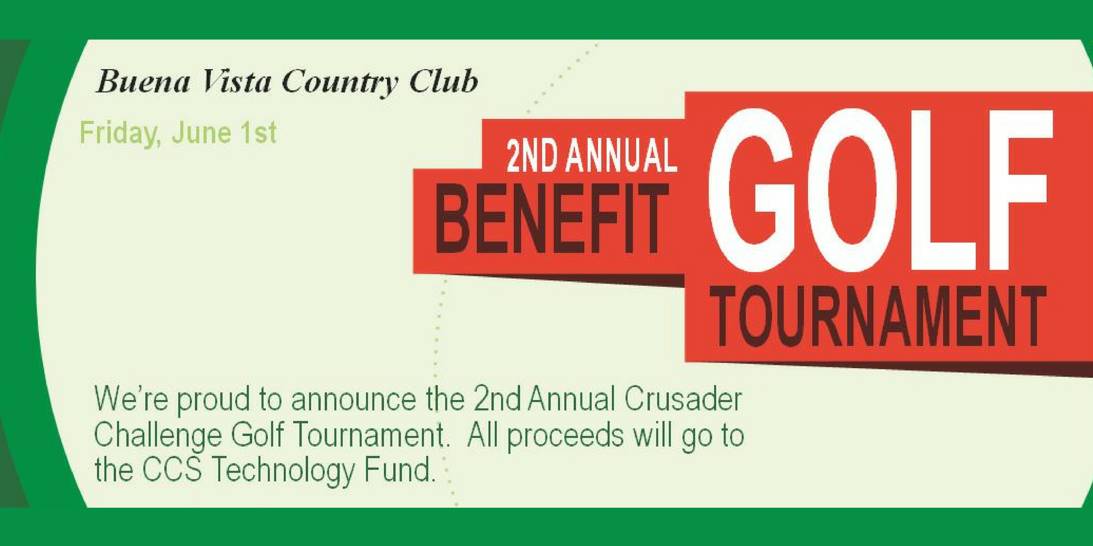 Cumberland Christian School 2nd Annual Benefit Golf Tournament