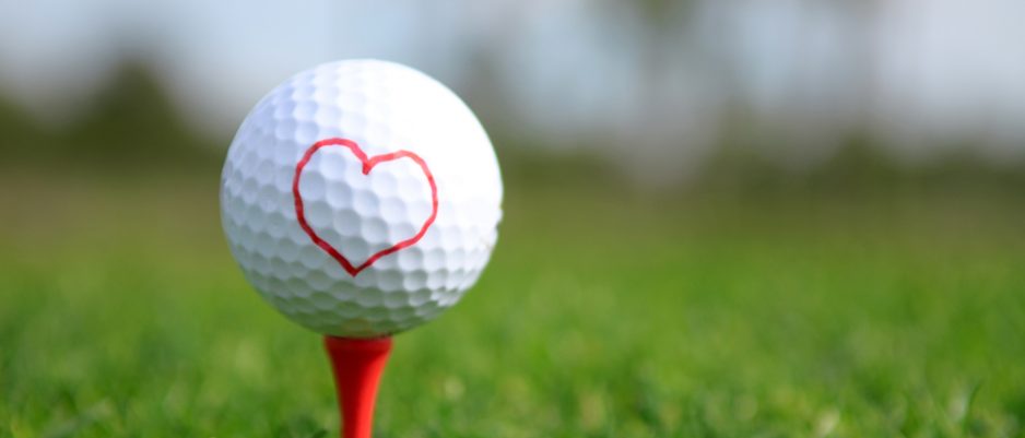 golf ball heart