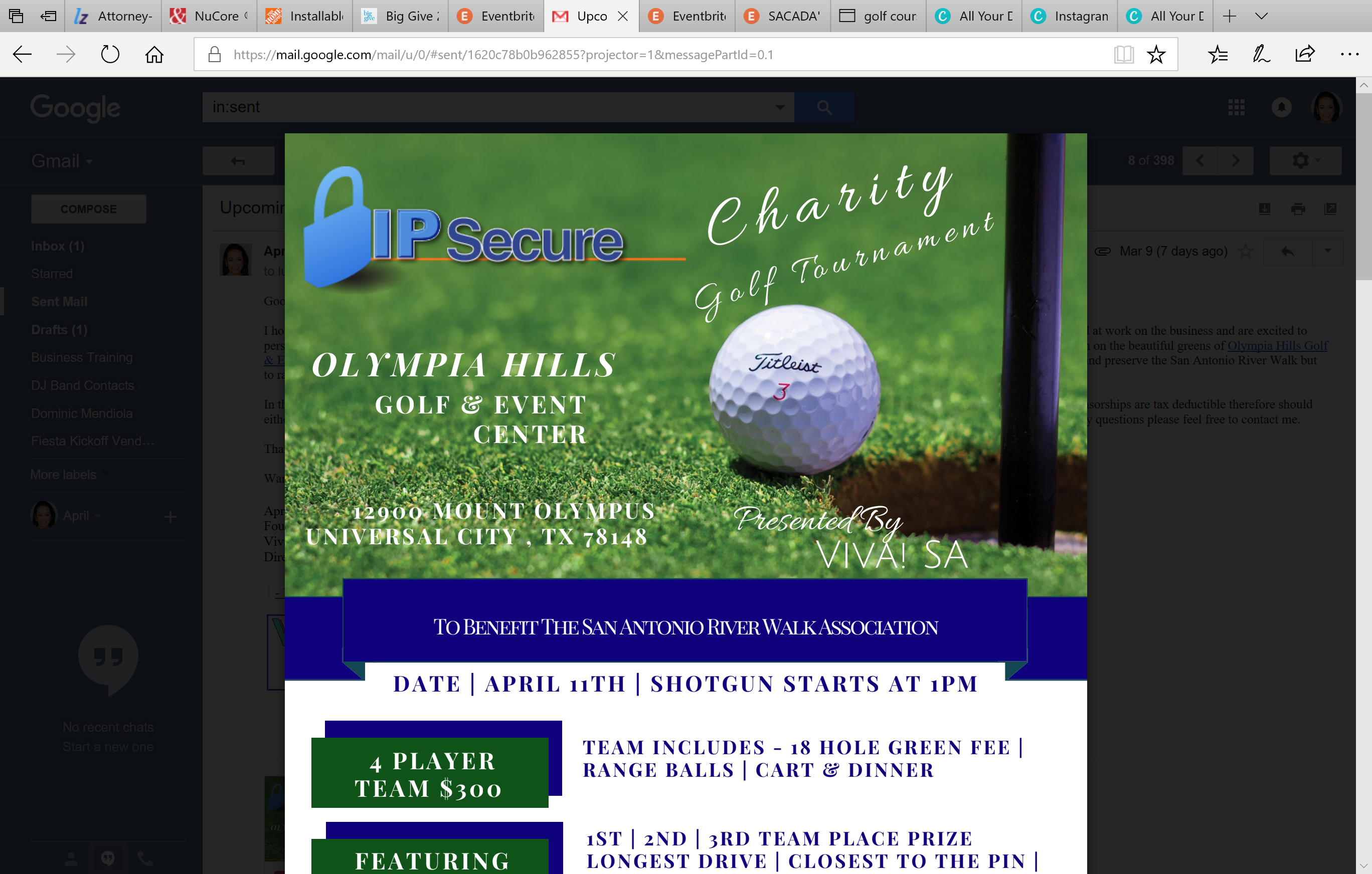 IP Secure Charity Golf Tournament