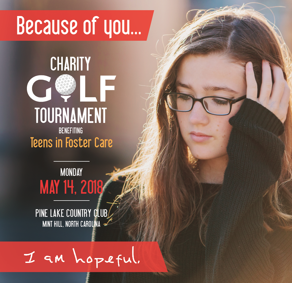 Because of You - Charity Golf Tournament Appreciation Awards Dinner