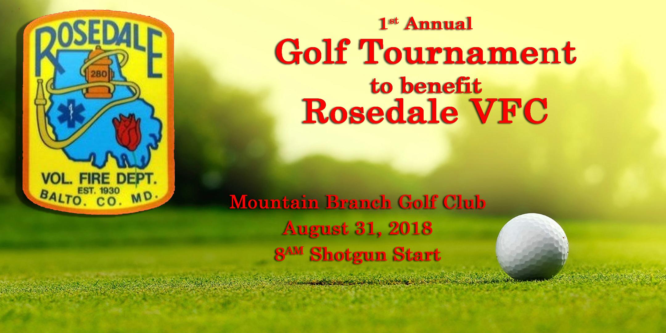 Rosedale Volunteer Fire Company Benefit Golf Tournament