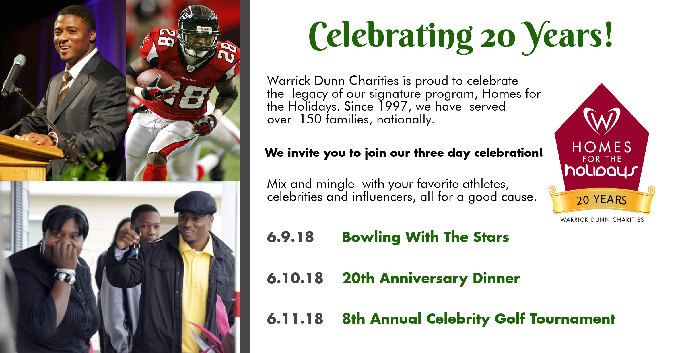Warrick Dunn Charities 20th Anniversary Celebration Weekend