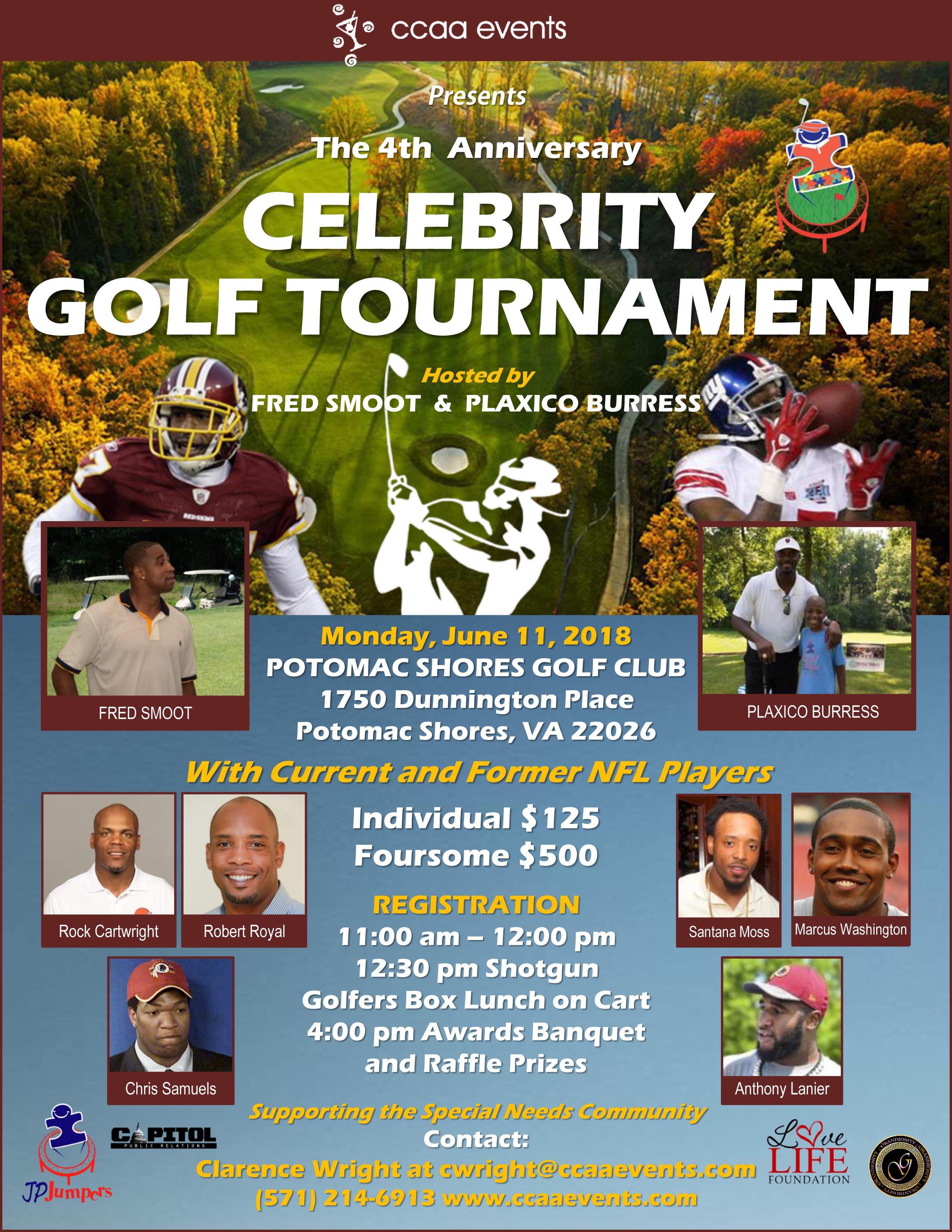 Celebrity Golf Tournament Hosted by NFL Fred Smoot & Plaxico Burress