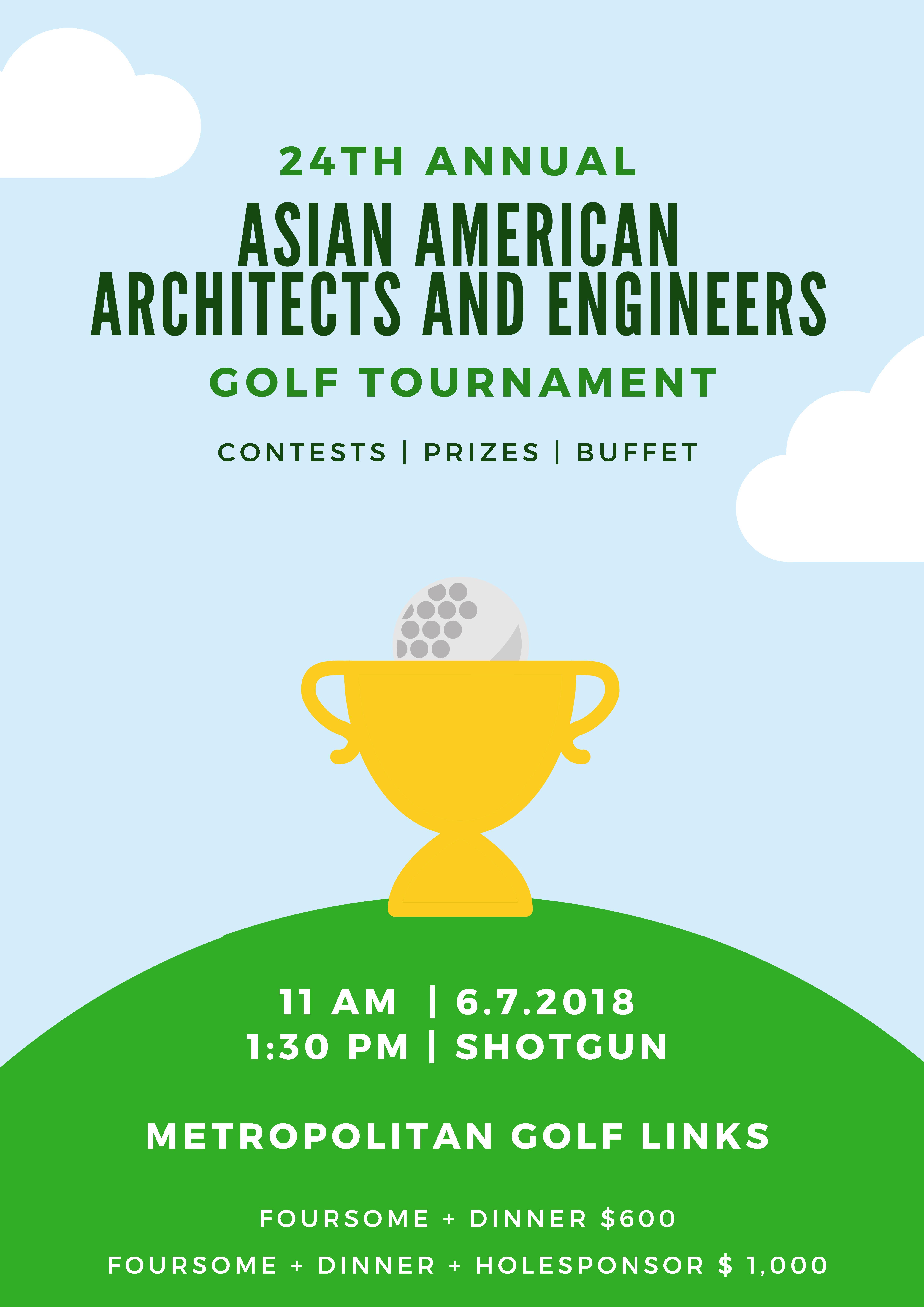 24th Annual Asian American Architects and Engineers Golf Tournament