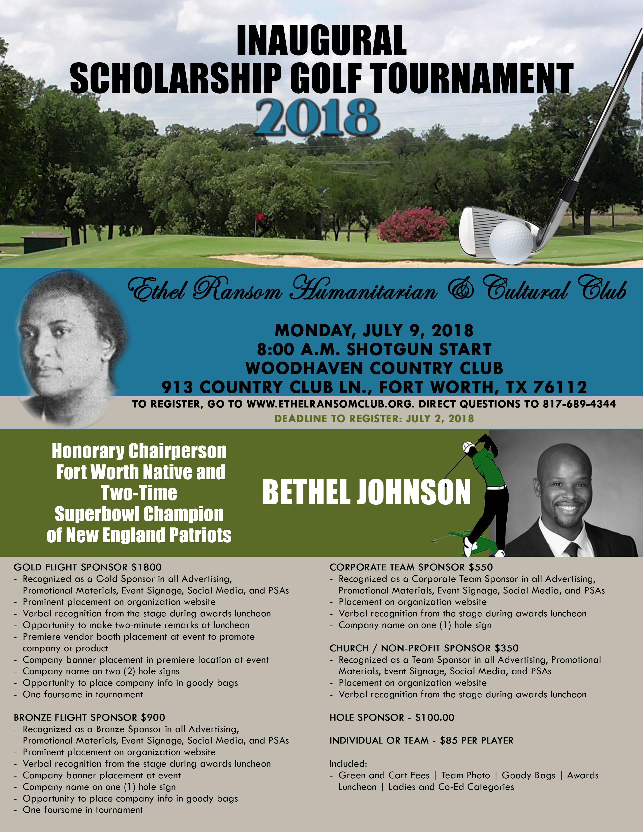 Ethel Ransom Club Inaugural Scholarship Golf Tournament