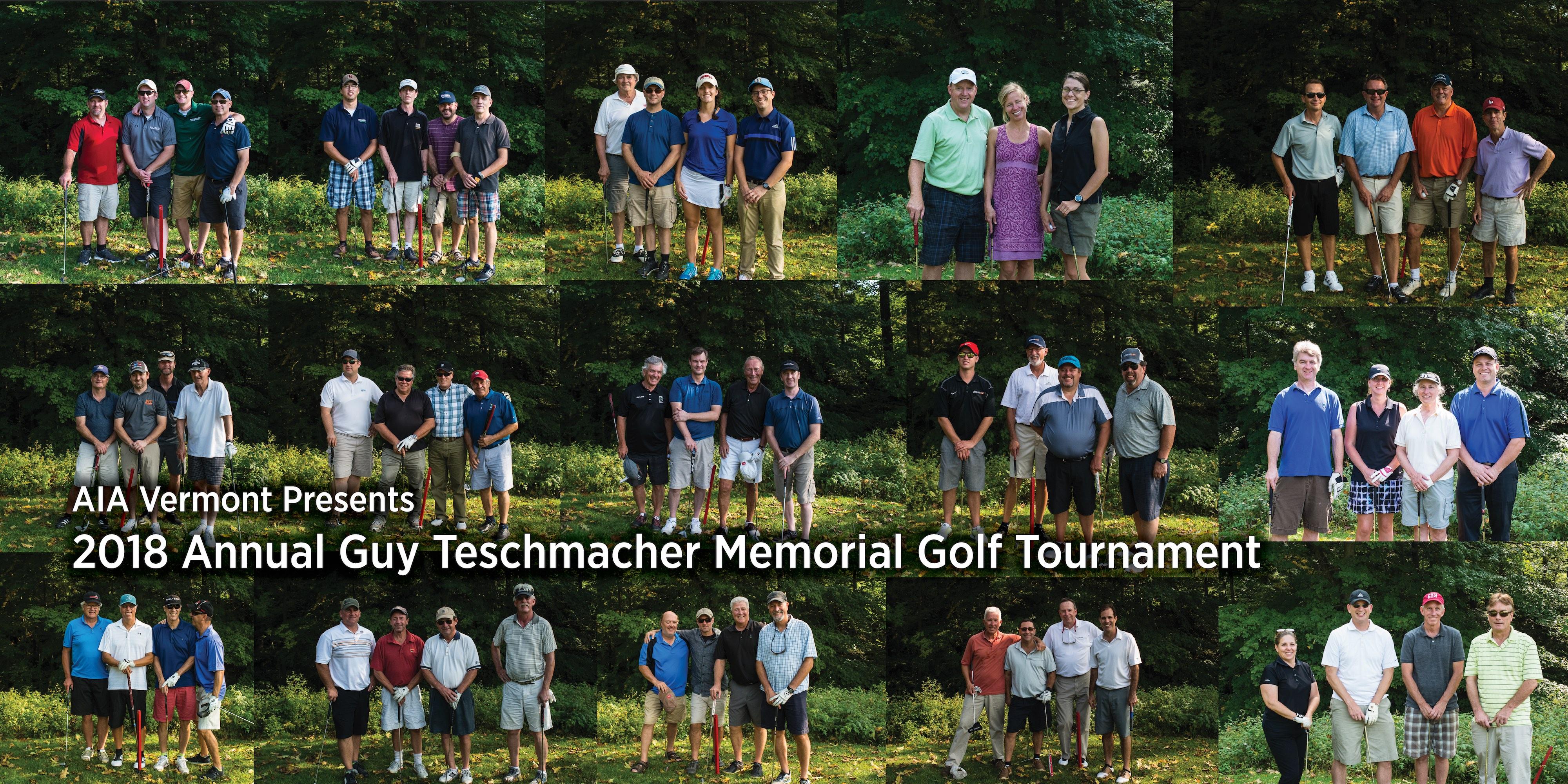 AIA Vermont's Annual Guy Teschmacher Memorial Golf Tournament 2018