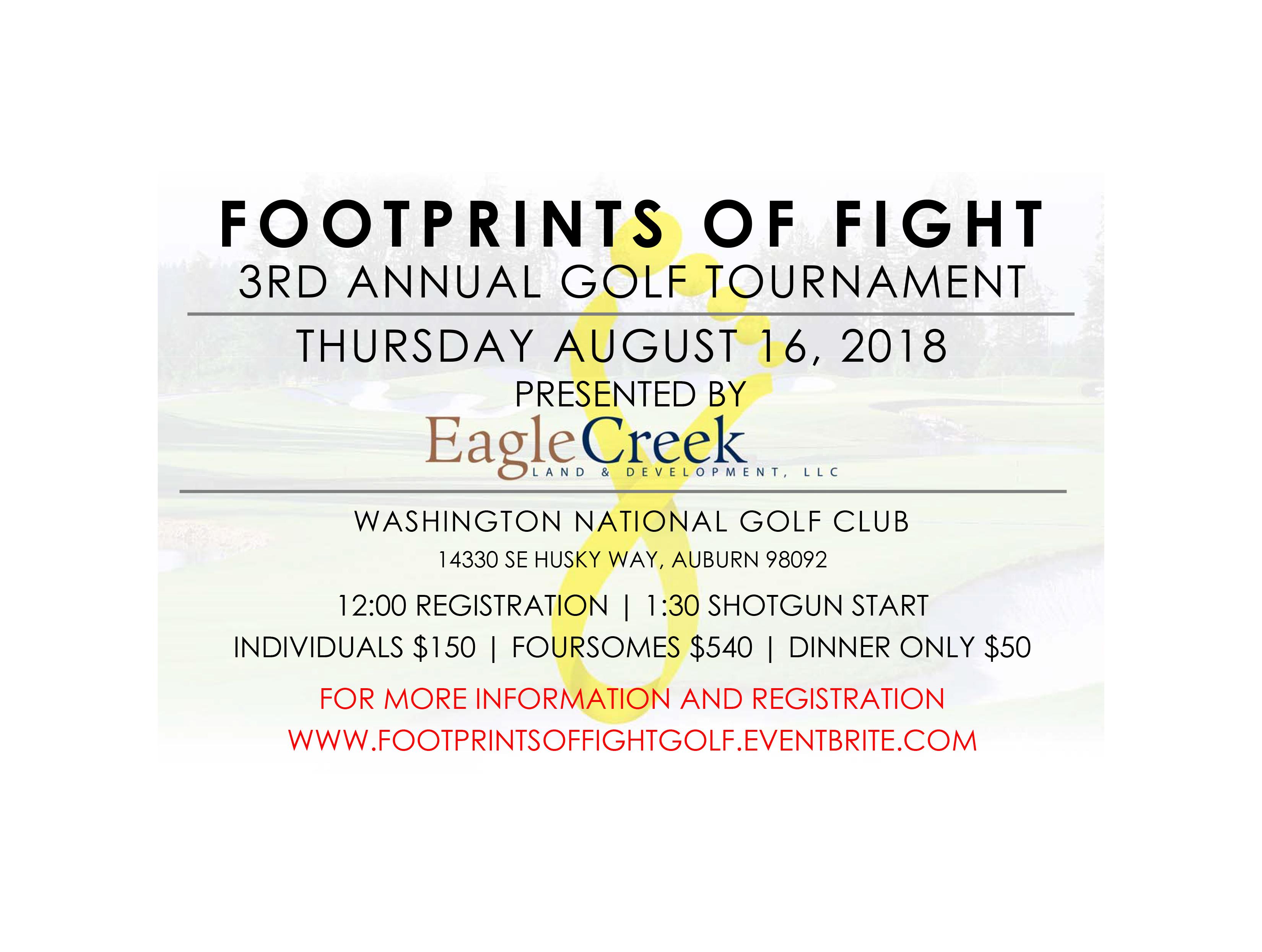 3rd Annual Footprints of Fight Golf Tournament