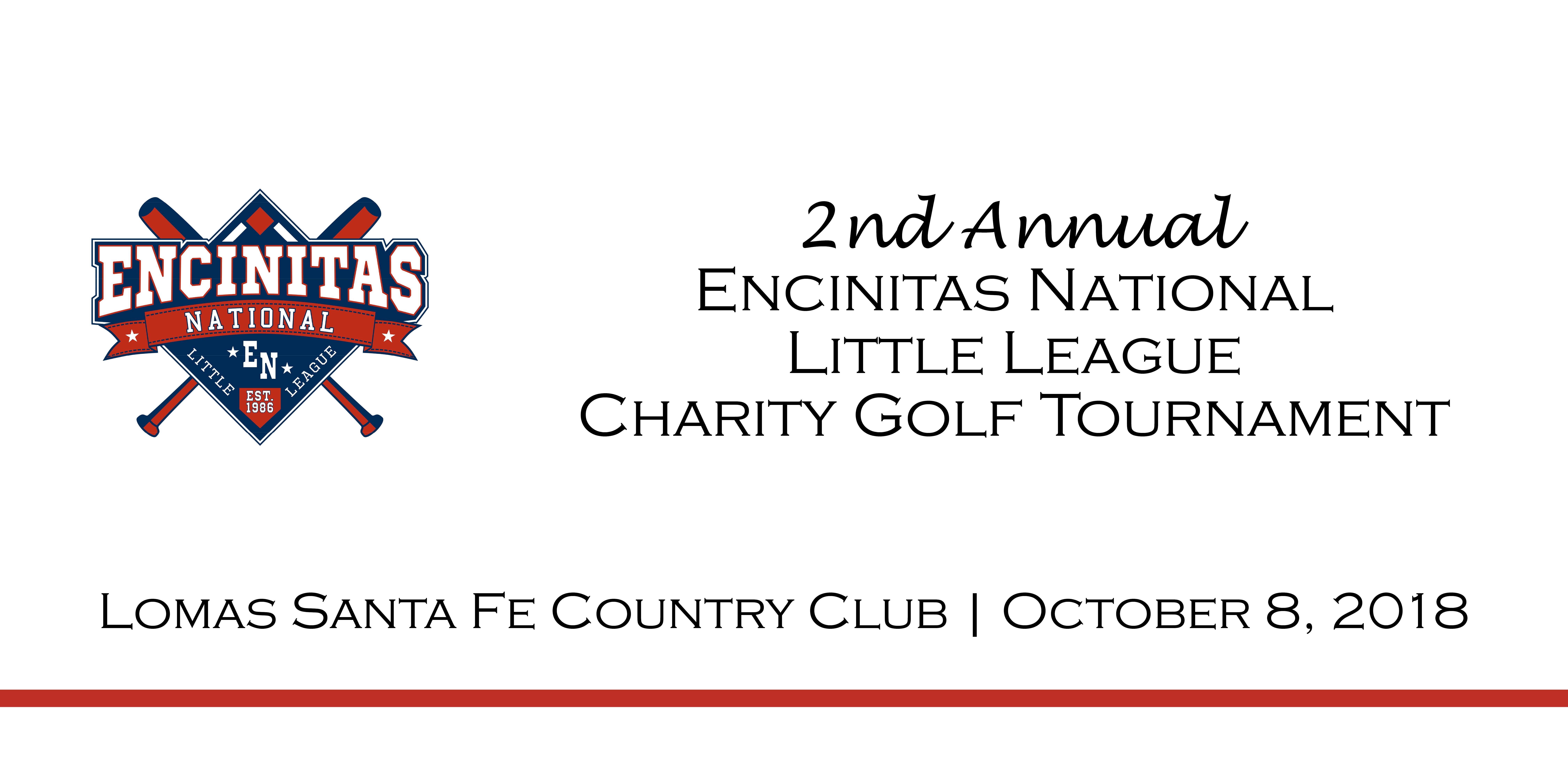 Encinitas National Little League 2nd Annual Charity Golf Tournament