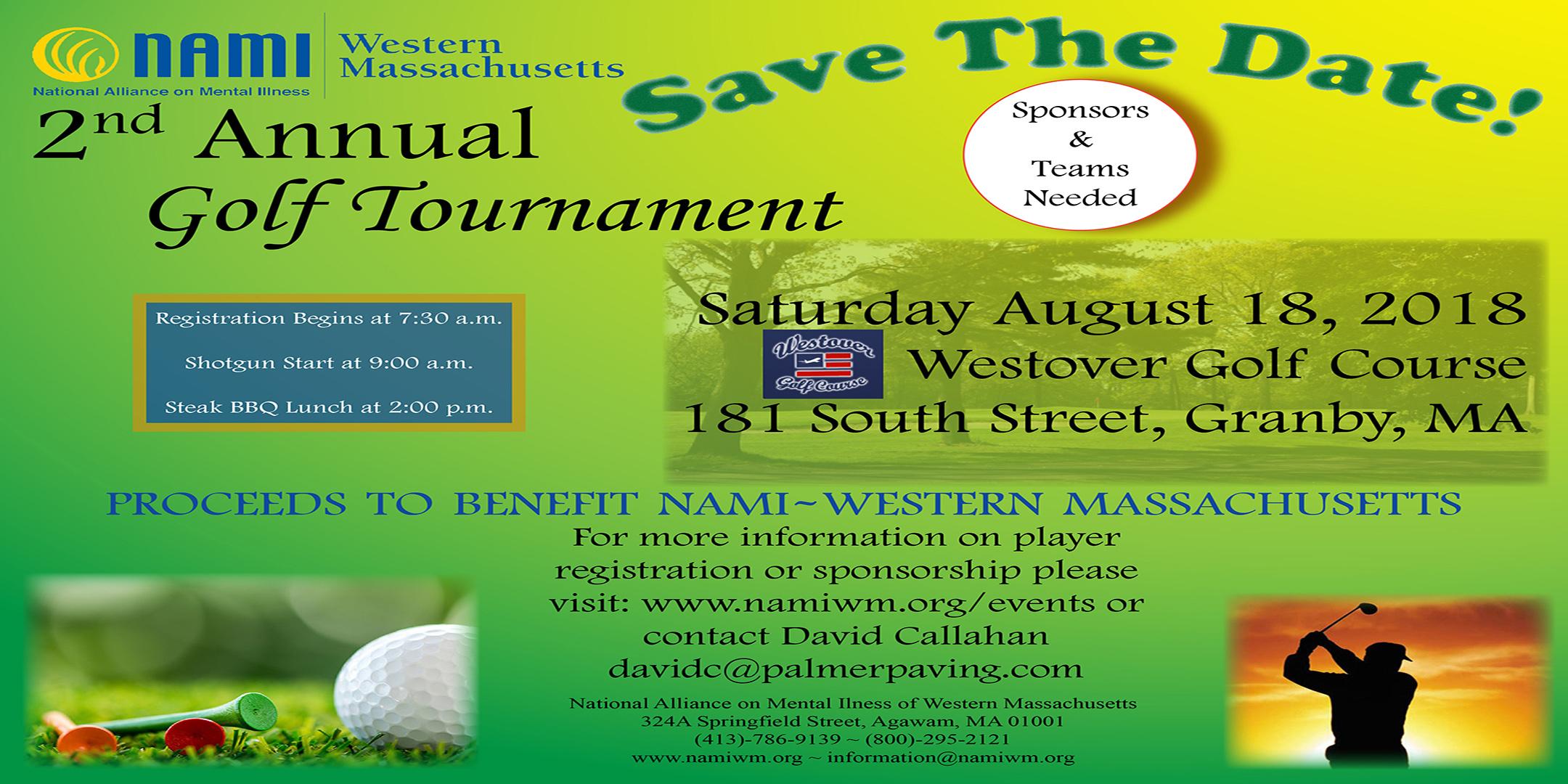 NAMIWestern Massachusetts 2nd Annual Golf Tournament