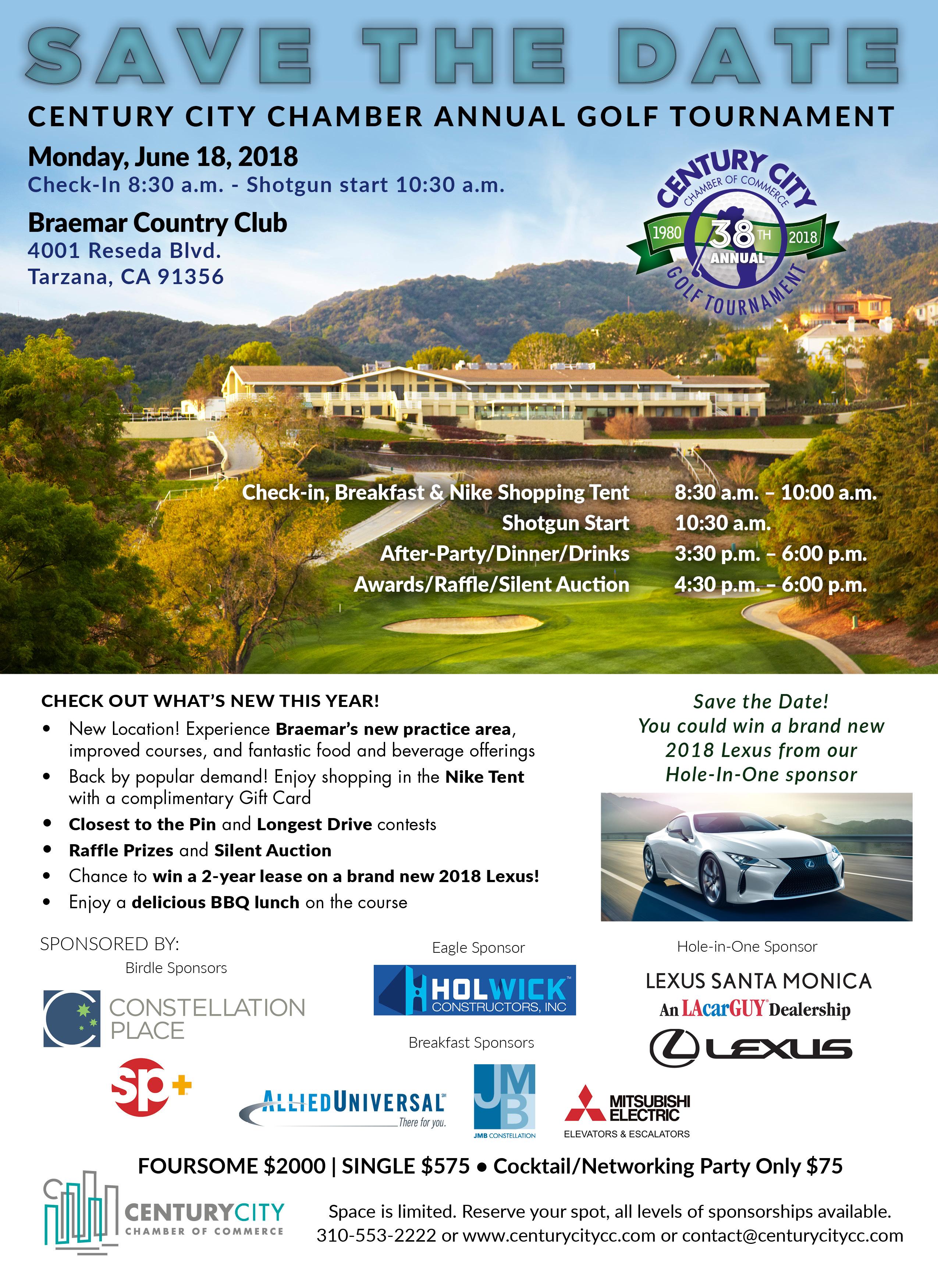 Century City Chamber of Commerce 38th Annual Golf Tournament