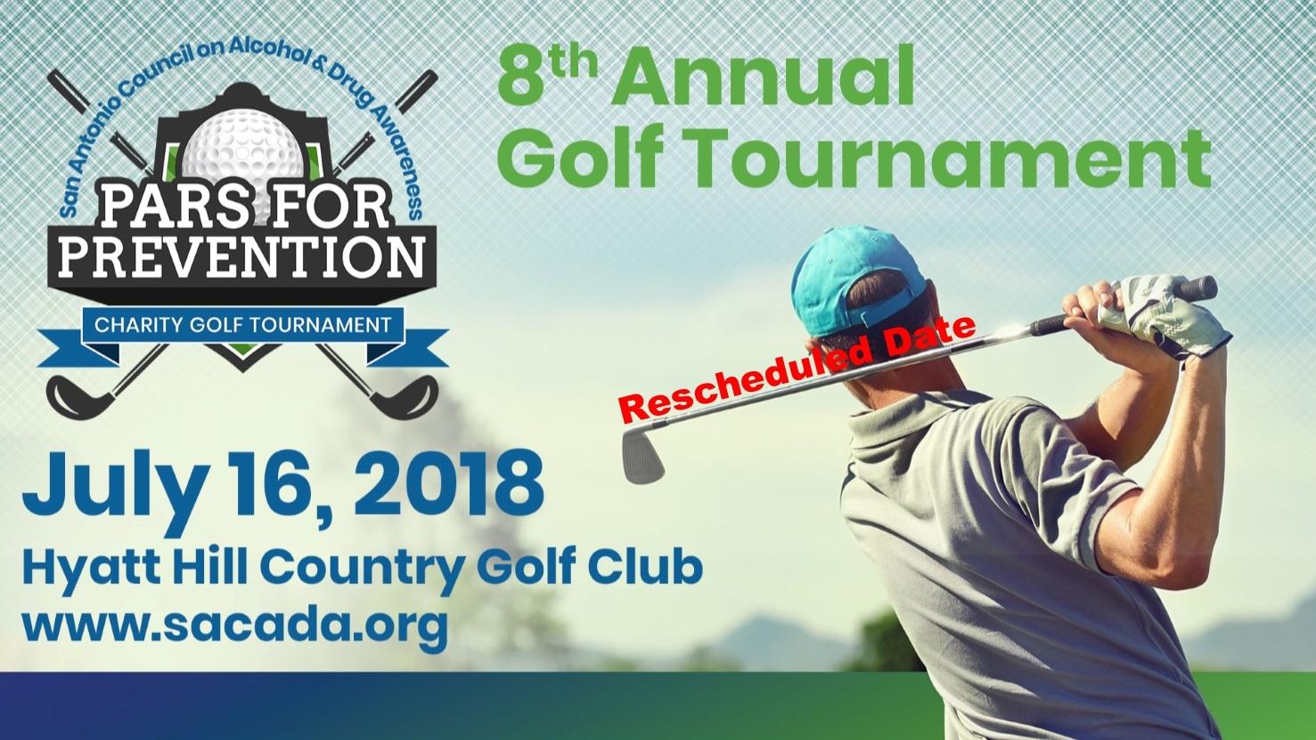Pars for Prevention Charity Golf Tournament - RESCHEDULED DATE