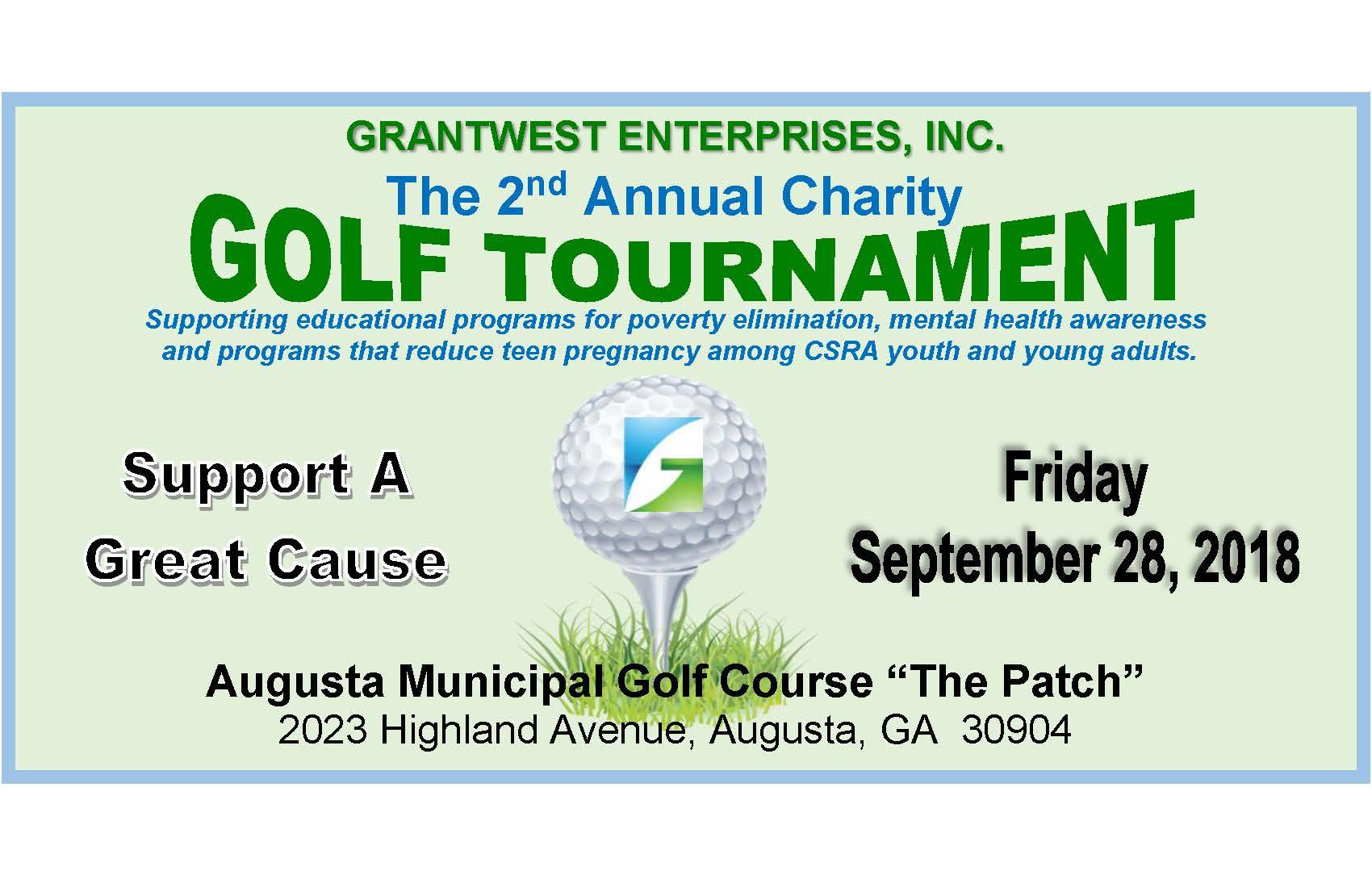 GrantWest Enterprises 2nd Annual Golf Tournament