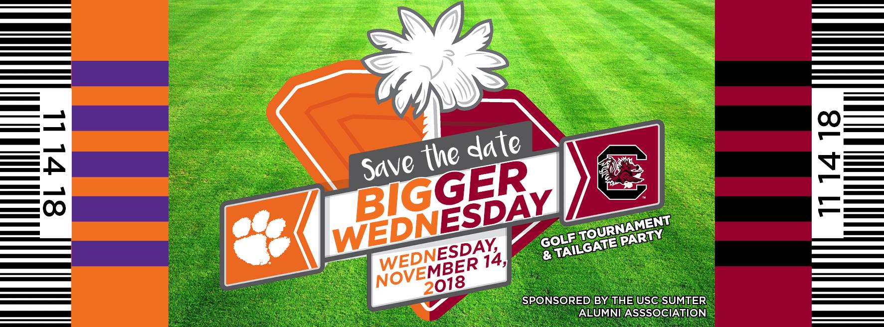 BIGGER Wednesday Golf Tournament & Tailgate Party