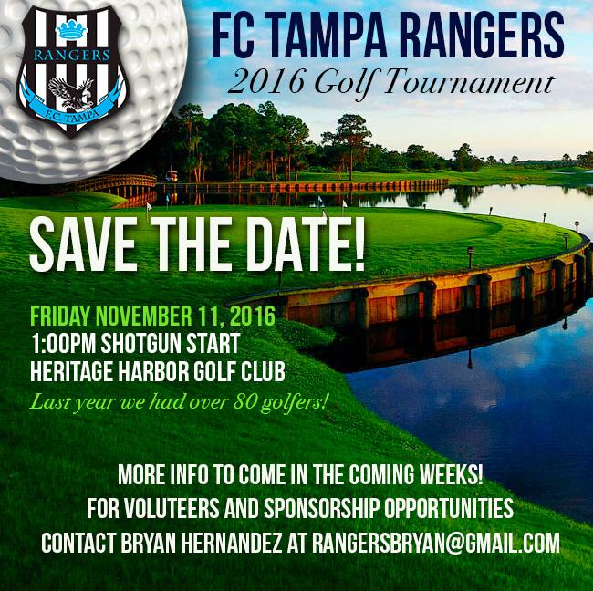 FC Tampa Rangers Charity Golf Tournament | GolfTourney.com | Find Golf ...