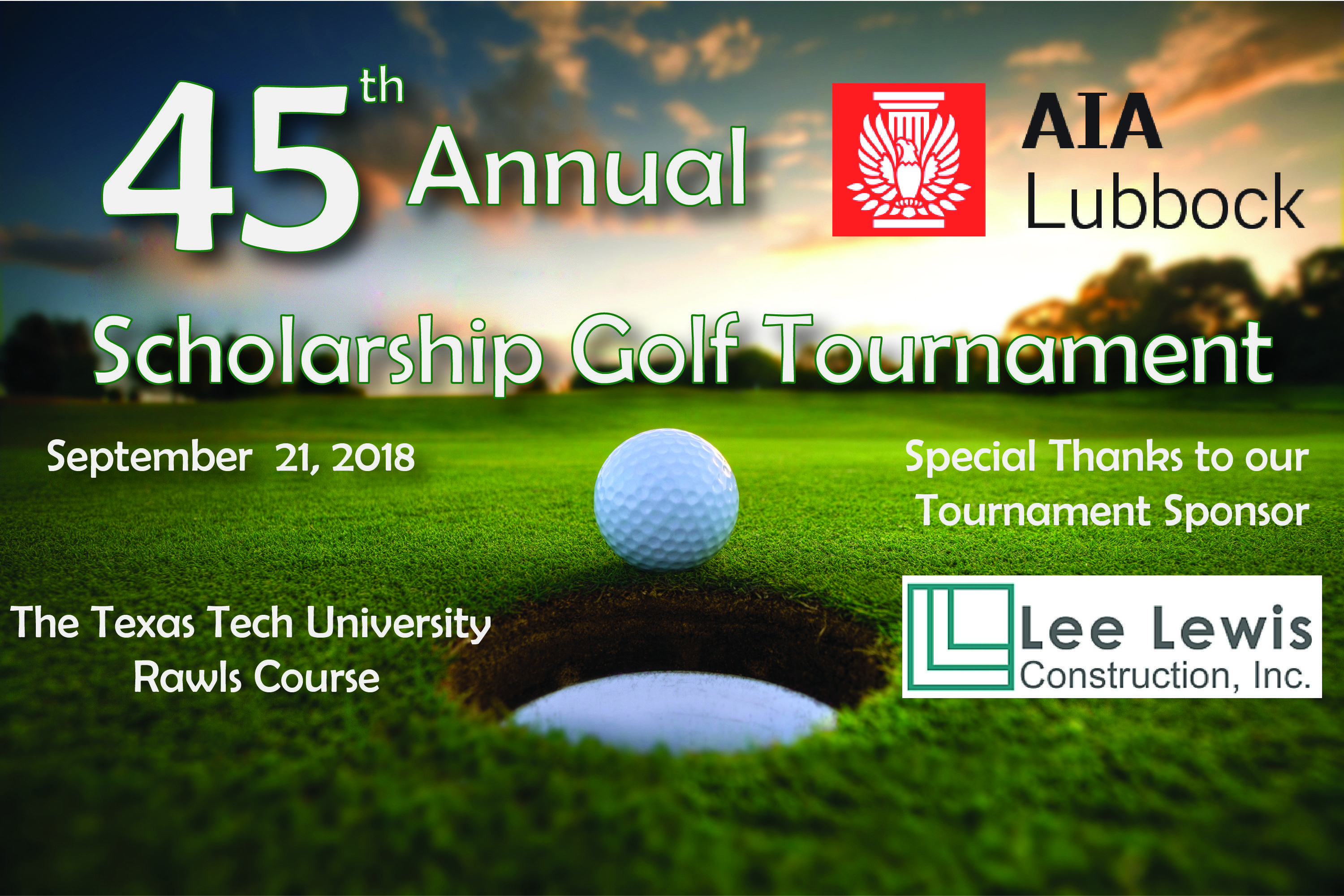 AIA Lubbock's 45th Annual Scholarship Golf Tournament