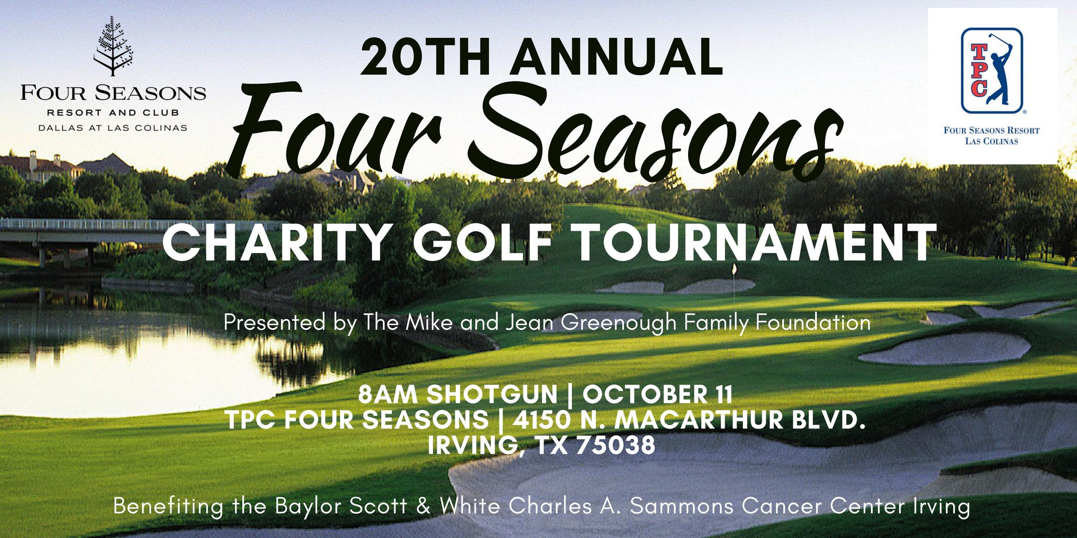20th Annual Four Seasons Charity Golf Tournament