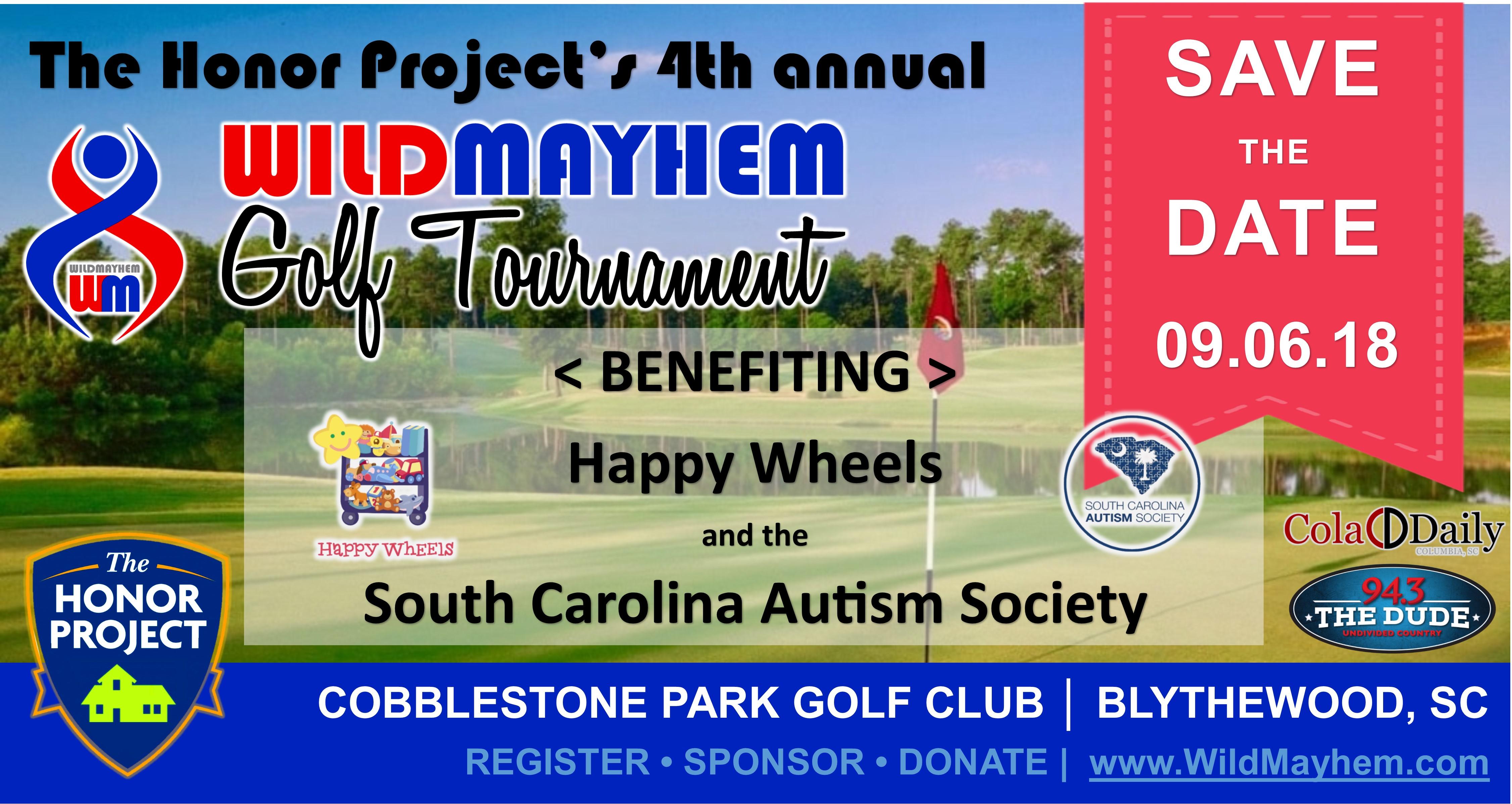The Honor Project's 4th annual "WildMayhem" Charity Golf Tournament