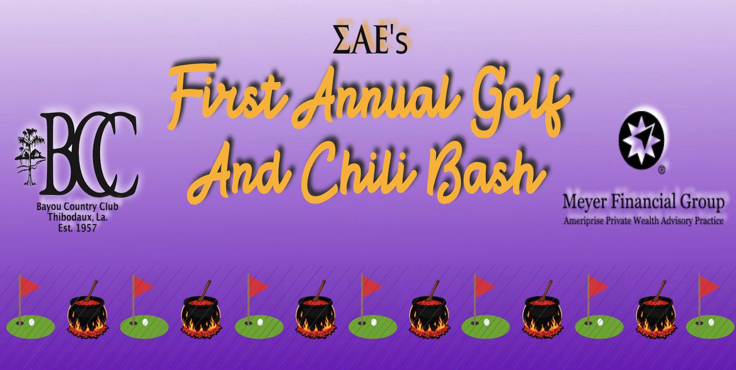 1st Annual Golf And Chili Bash