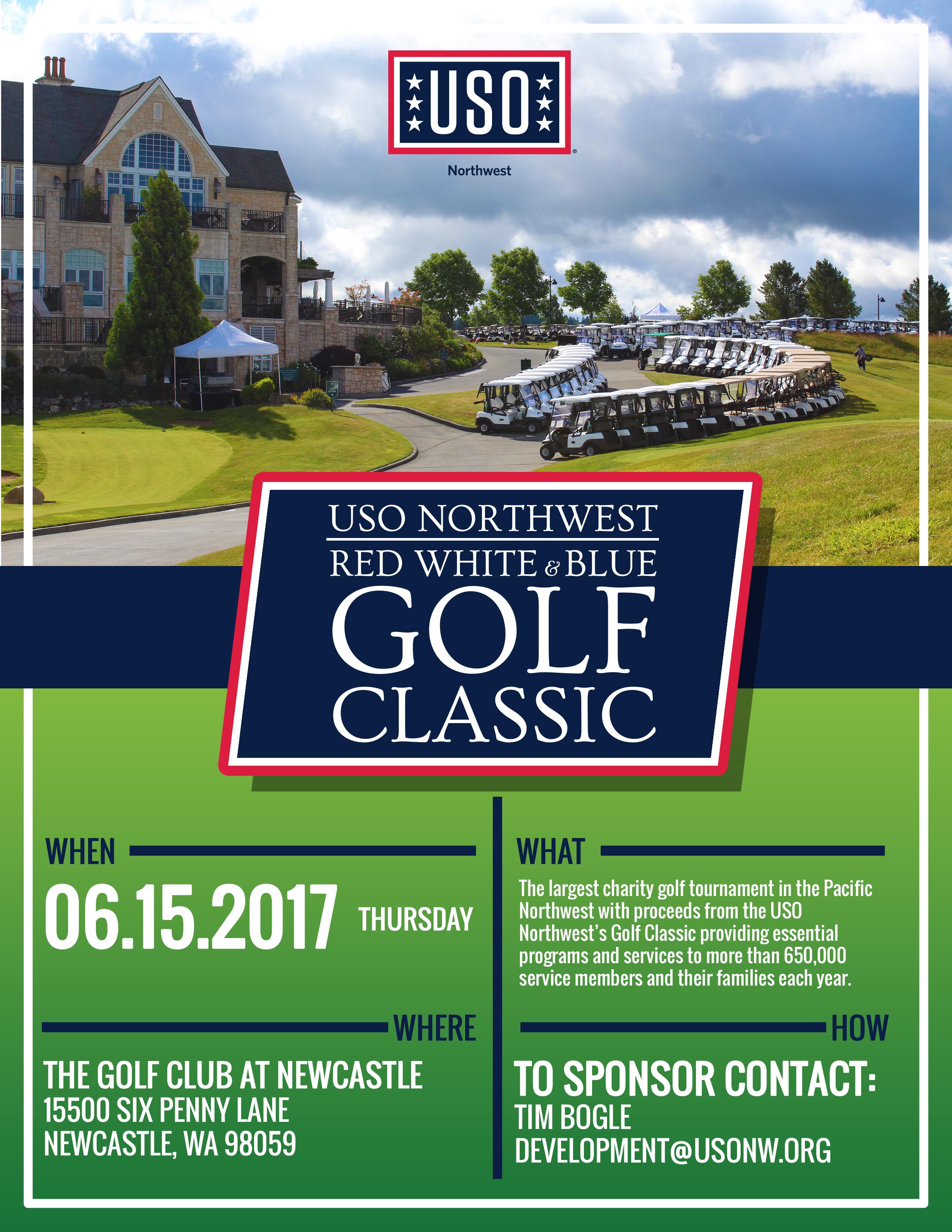 Volunteer Signup - Red, White, & Blue Golf Classic 2019
