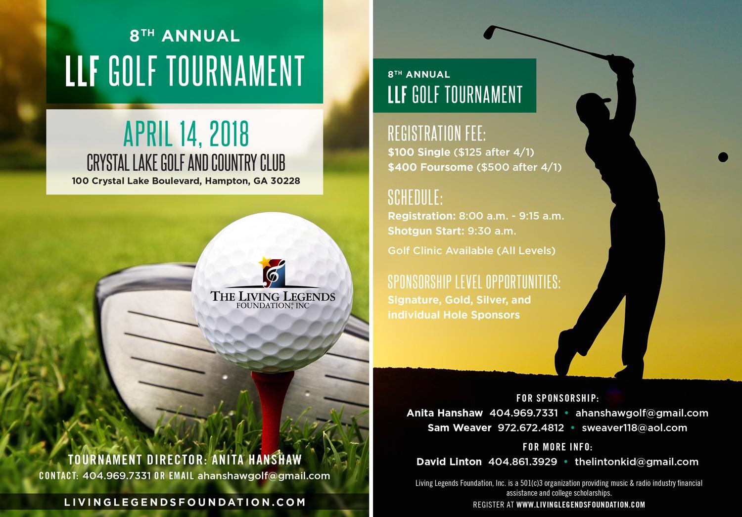 9th Annual Living Legends Foundation A.D. Washington Scholarship Golf Tournament