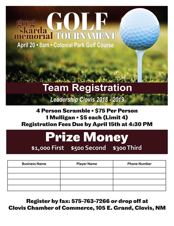 2019 Leadership Clovis Golf Tournament