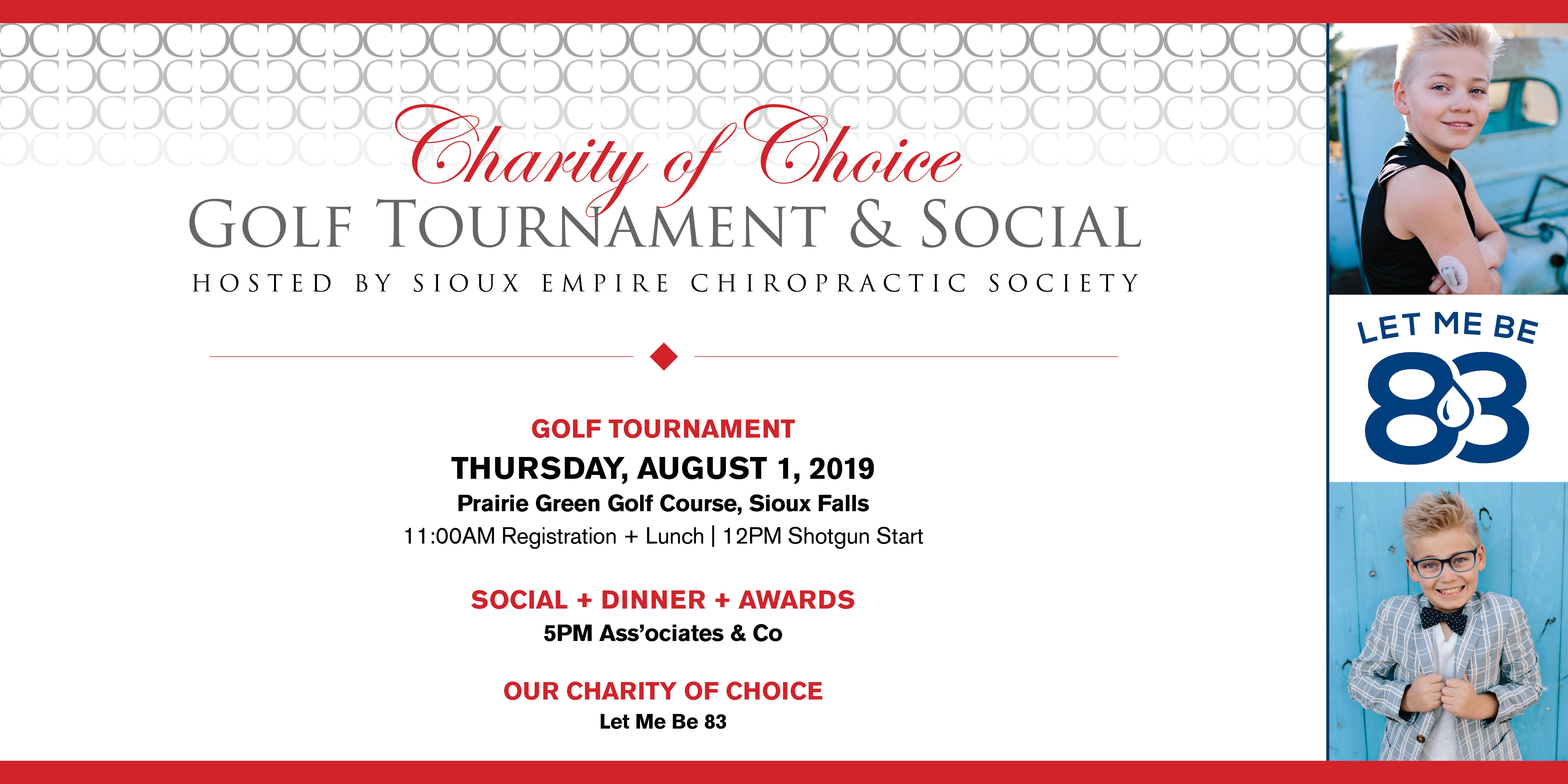 Charity of Choice Golf Tournament & Social