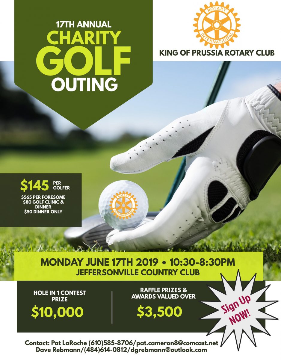 17th Annual King of Prussia Rotary Charity Golf Outing GolfTourney