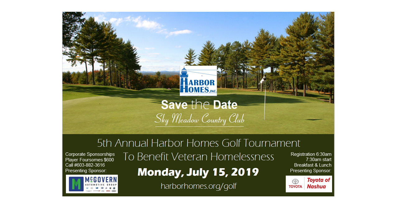 5th Annual Harbor Homes Golf Tournament