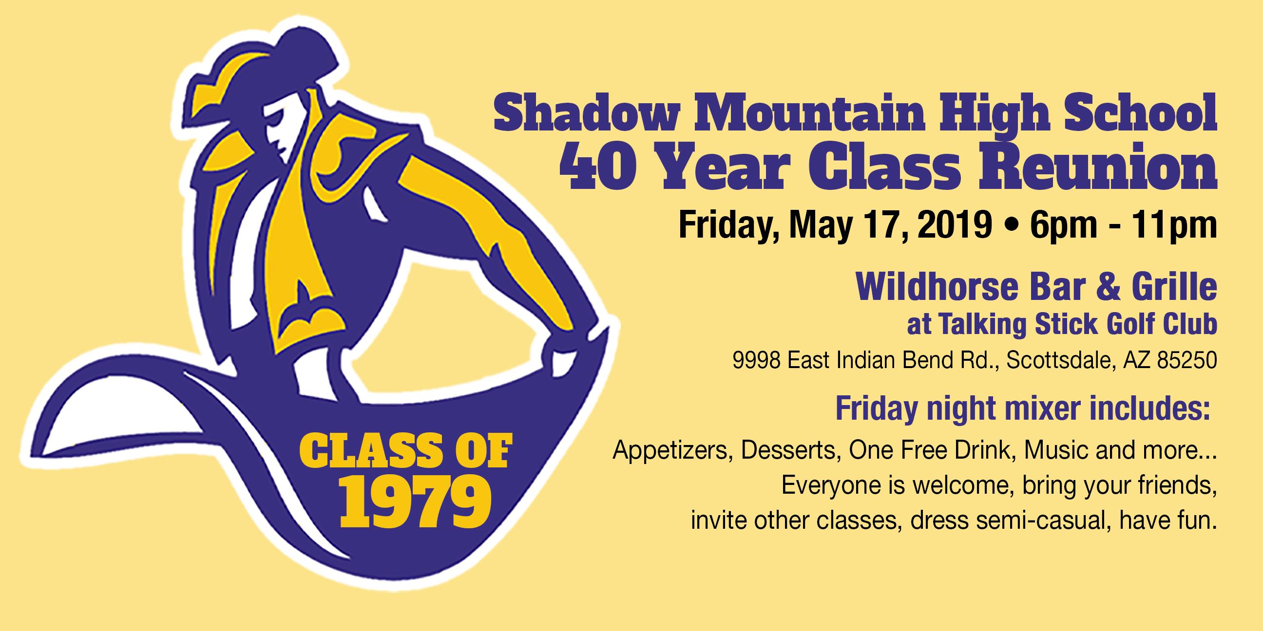 Shadow Mountain Class of '79 - 40th Reunion Mixer and Golf Tournament