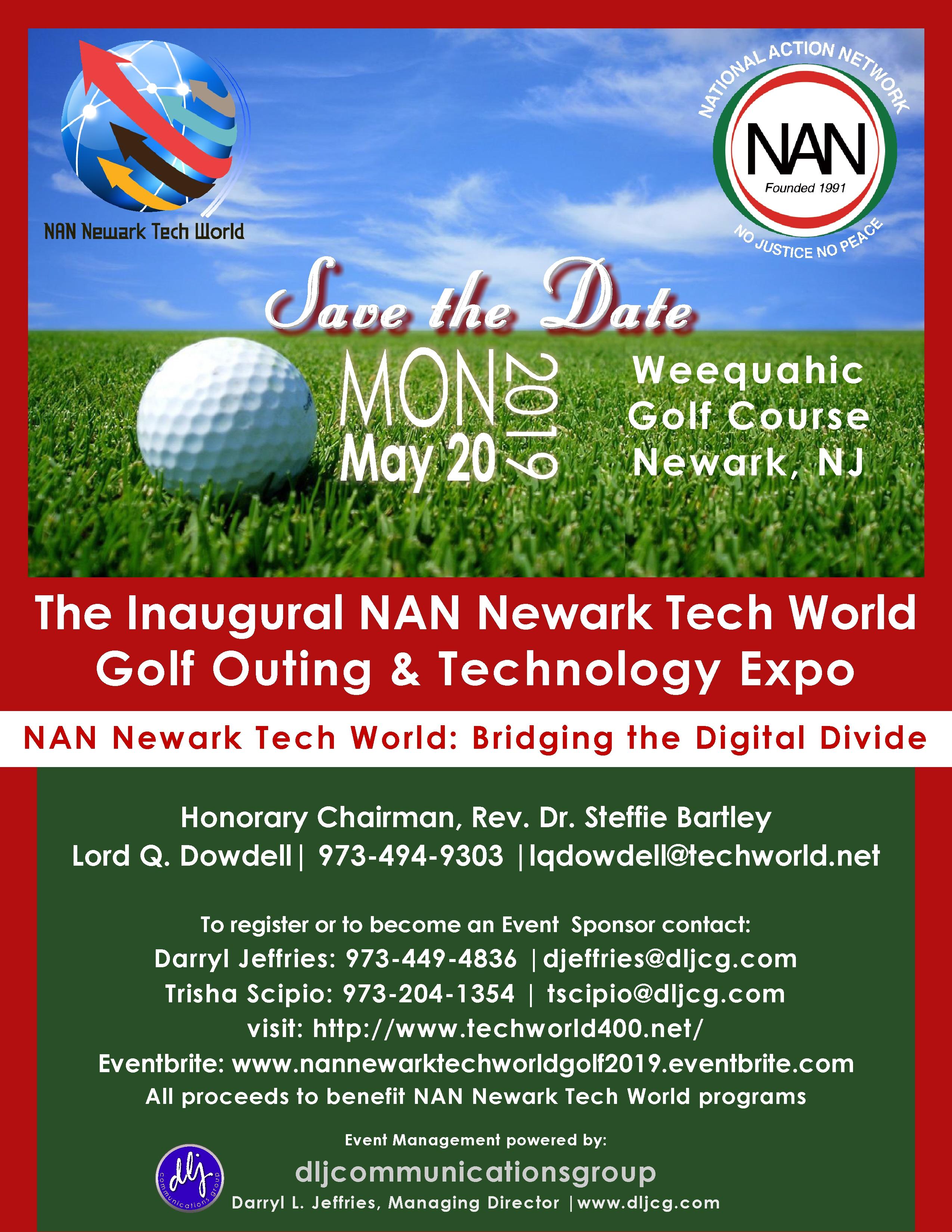 Inaugural NAN Newark Tech World Golf Outing & Technology Expo