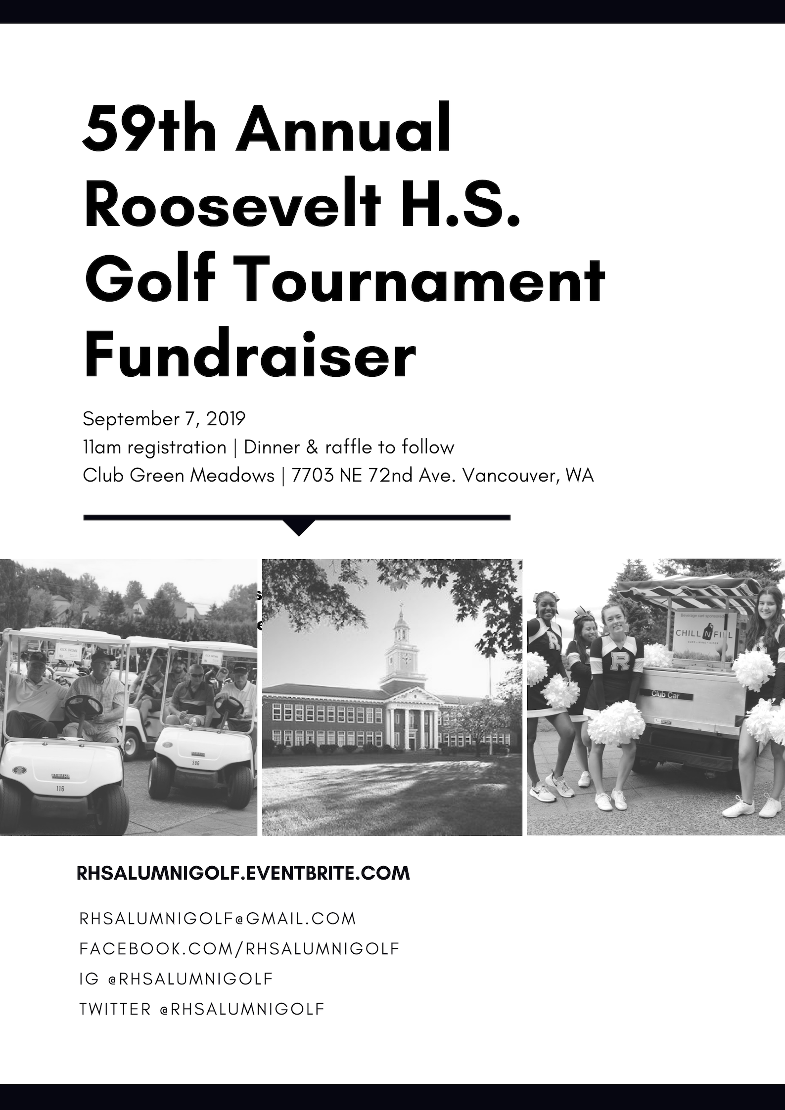 Sponsorship Packages: 59th Annual Roosevelt Golf Fundraiser