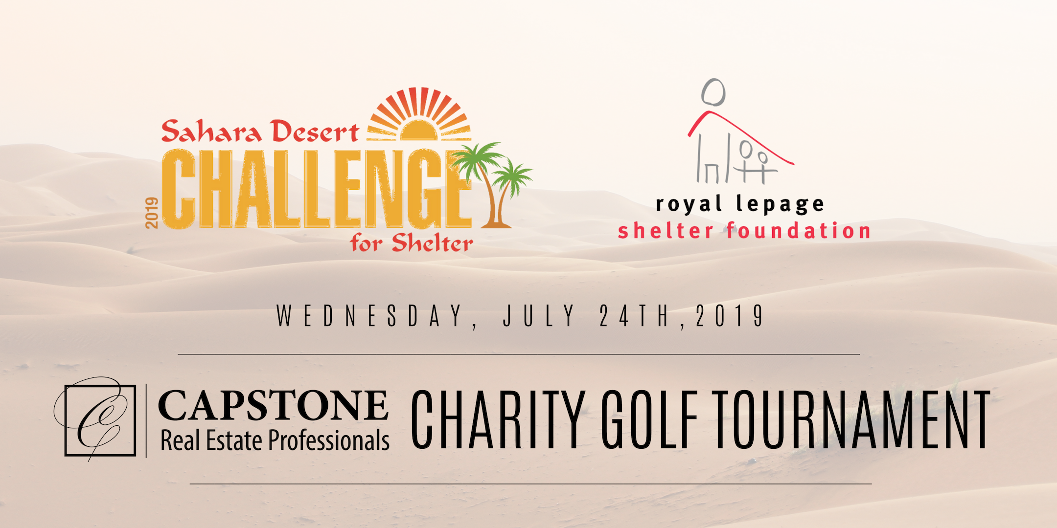 Sahara Desert Golf Tournament for Shelter!