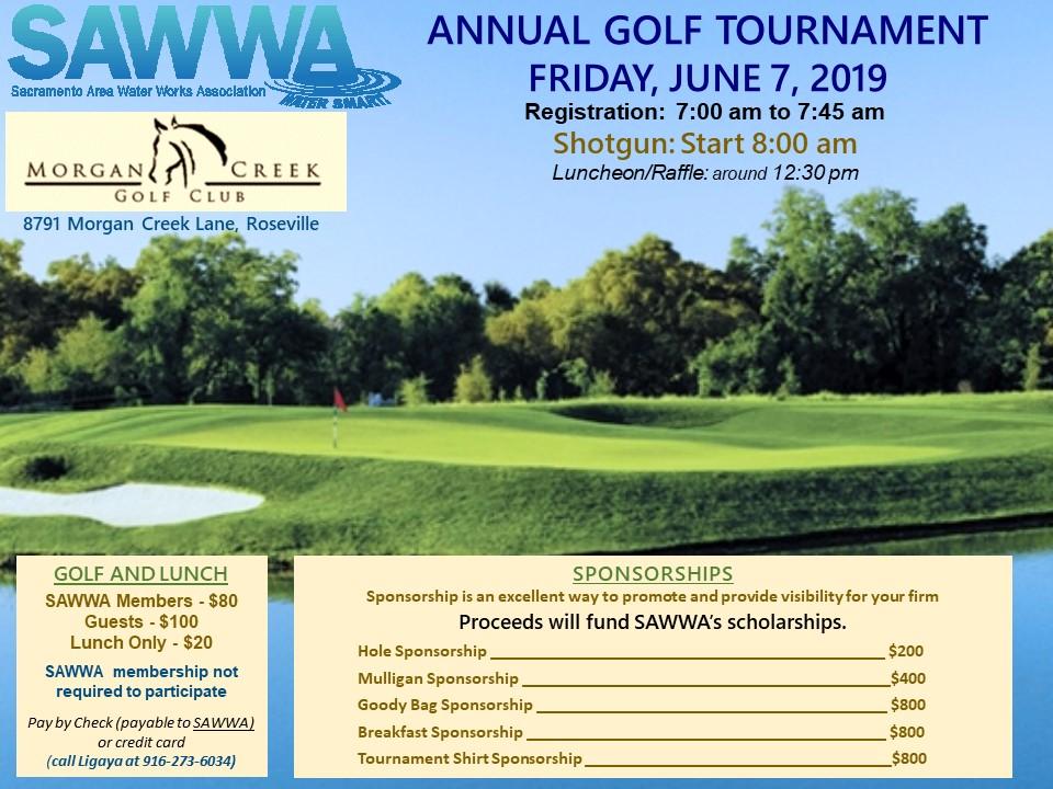 SAWWA 2019 Annual Golf Tournament