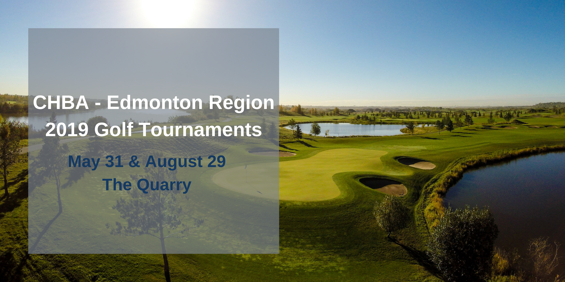 CHBA - Edmonton Region 2019 August Golf Tournament