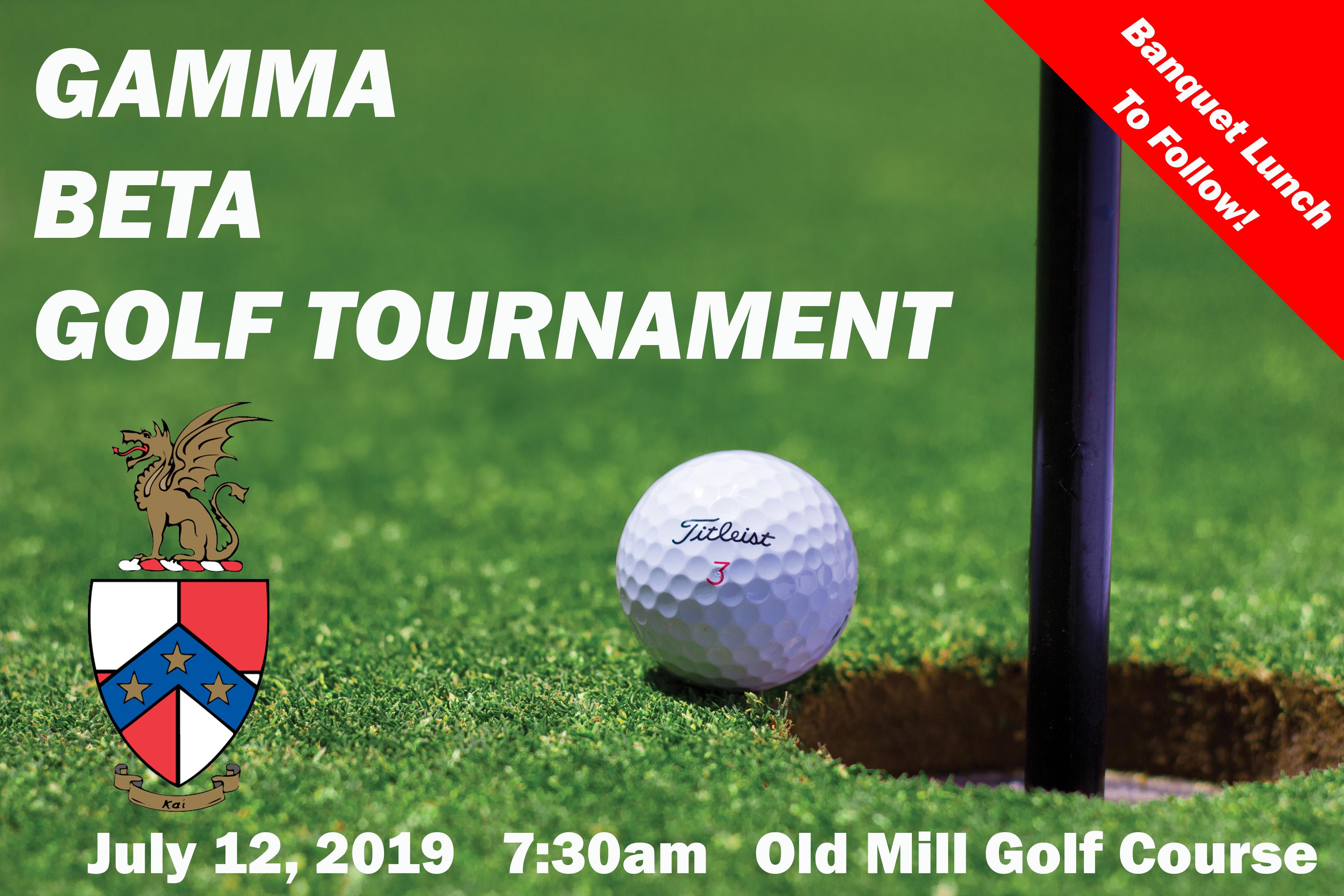 2019 Gamma Beta Golf Tournament
