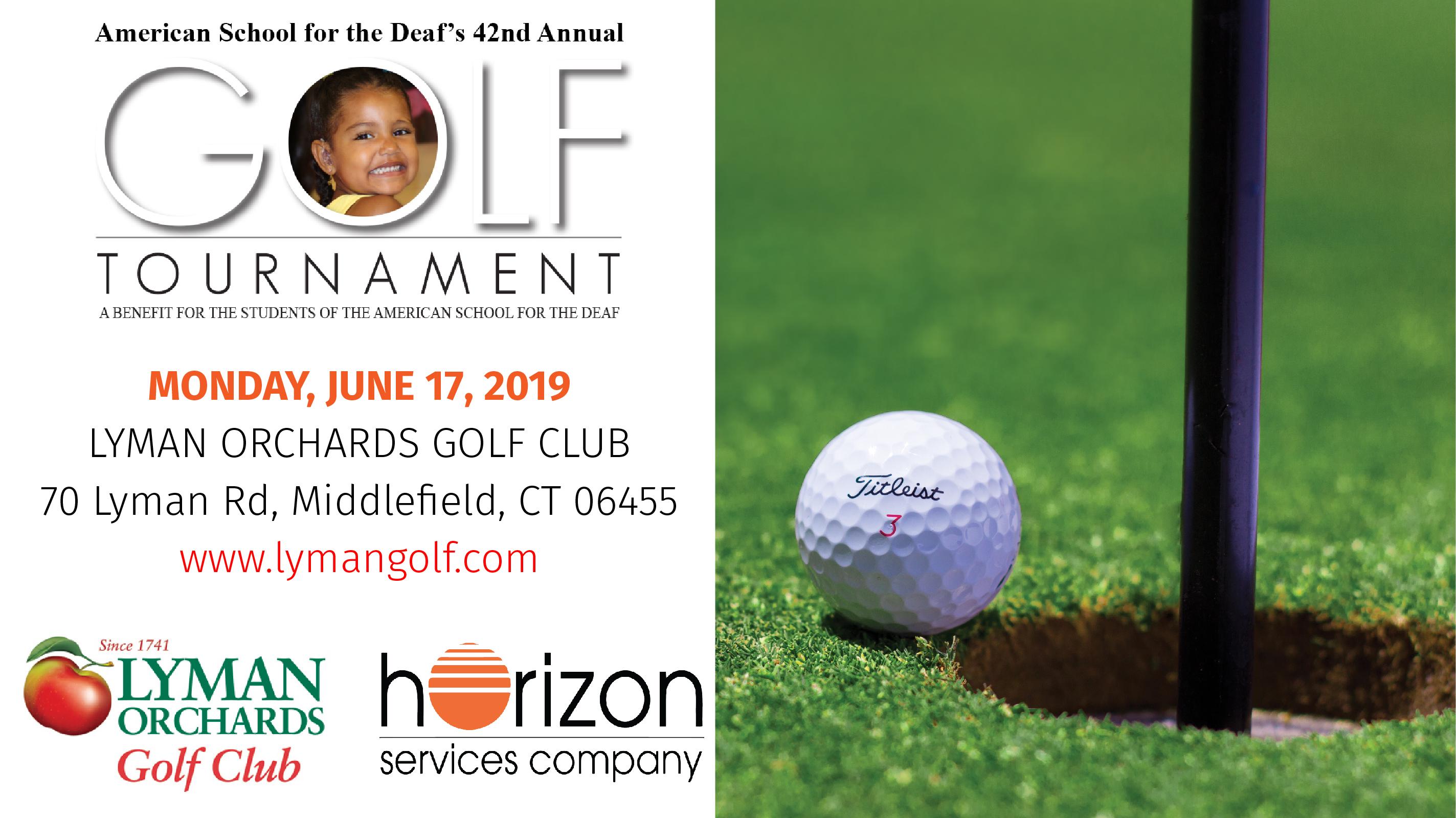 American School for the Dear's 42nd Annual Golf Tournament