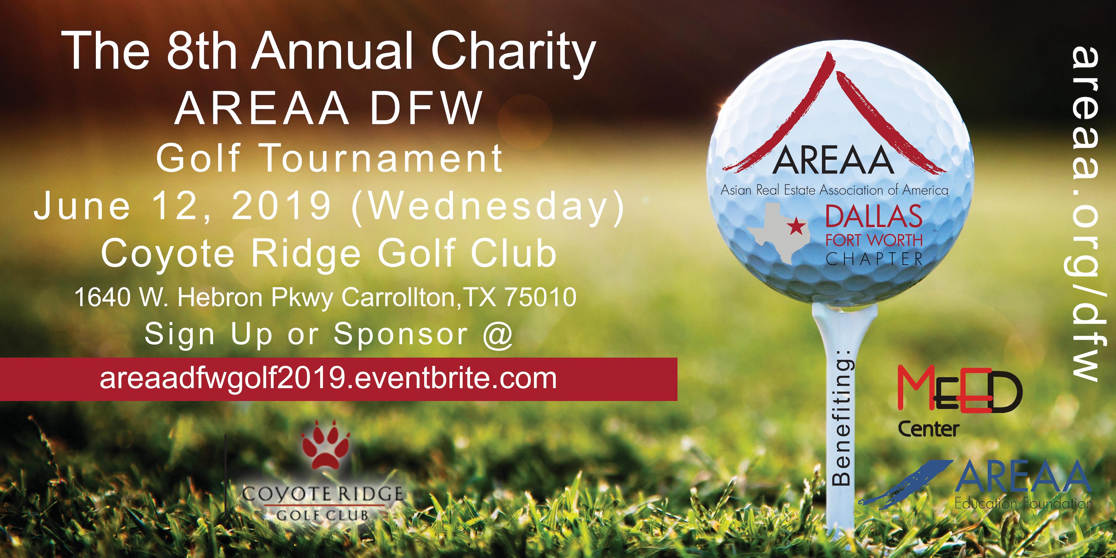 AREAA DFW 8TH ANNUAL GOLF TOURNAMENT 2019
