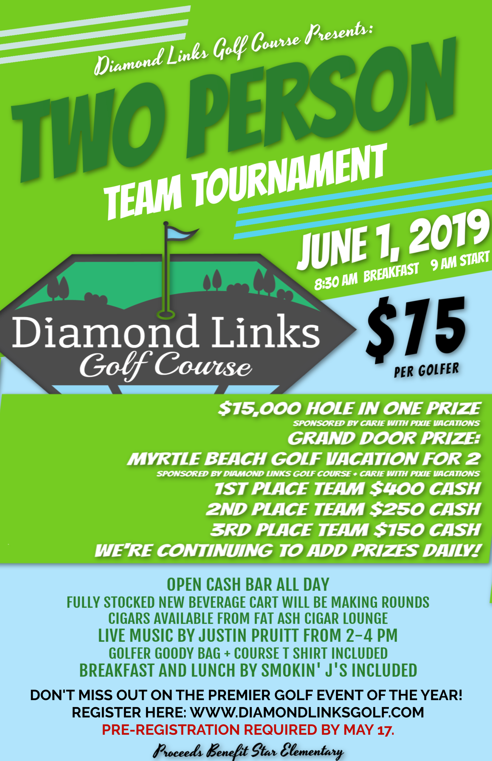 Diamond Links Golf Course Two Person Tournament (June 1, 2019)
