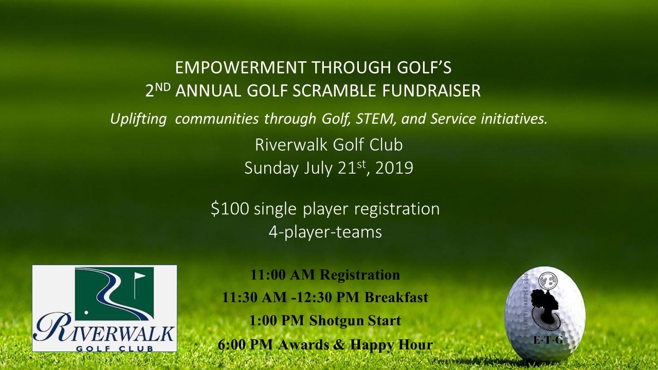 Empowerment Through Golf 2nd Annual Golf Scramble