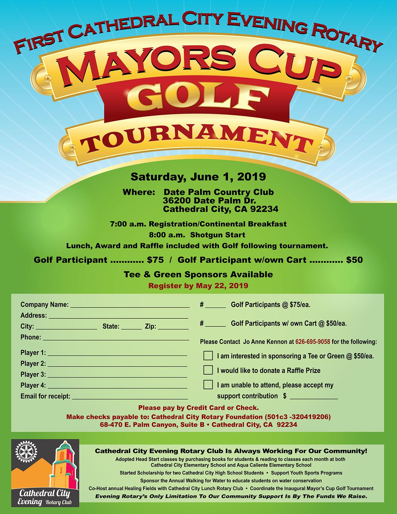Mayor's Cup Golf Tournament