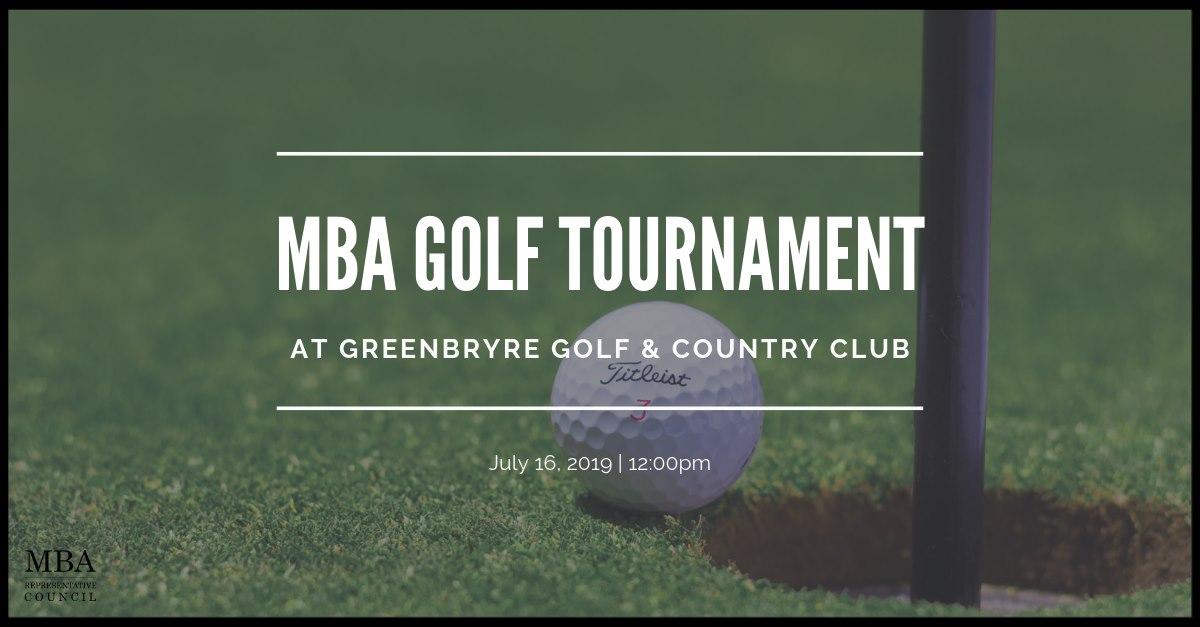 MBA Golf Tournament - Faculty and Alumni