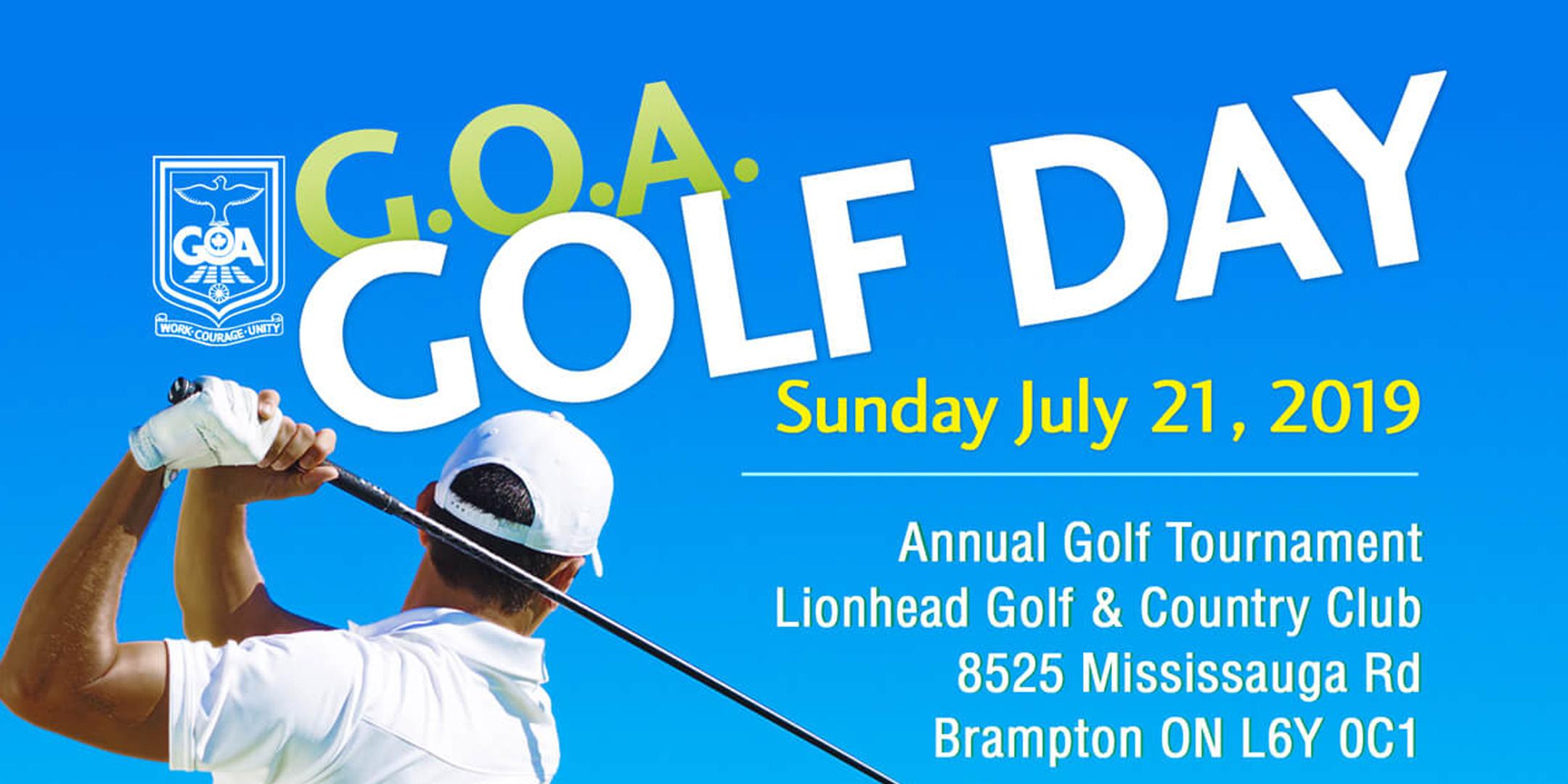 G.O.A. Golf Day