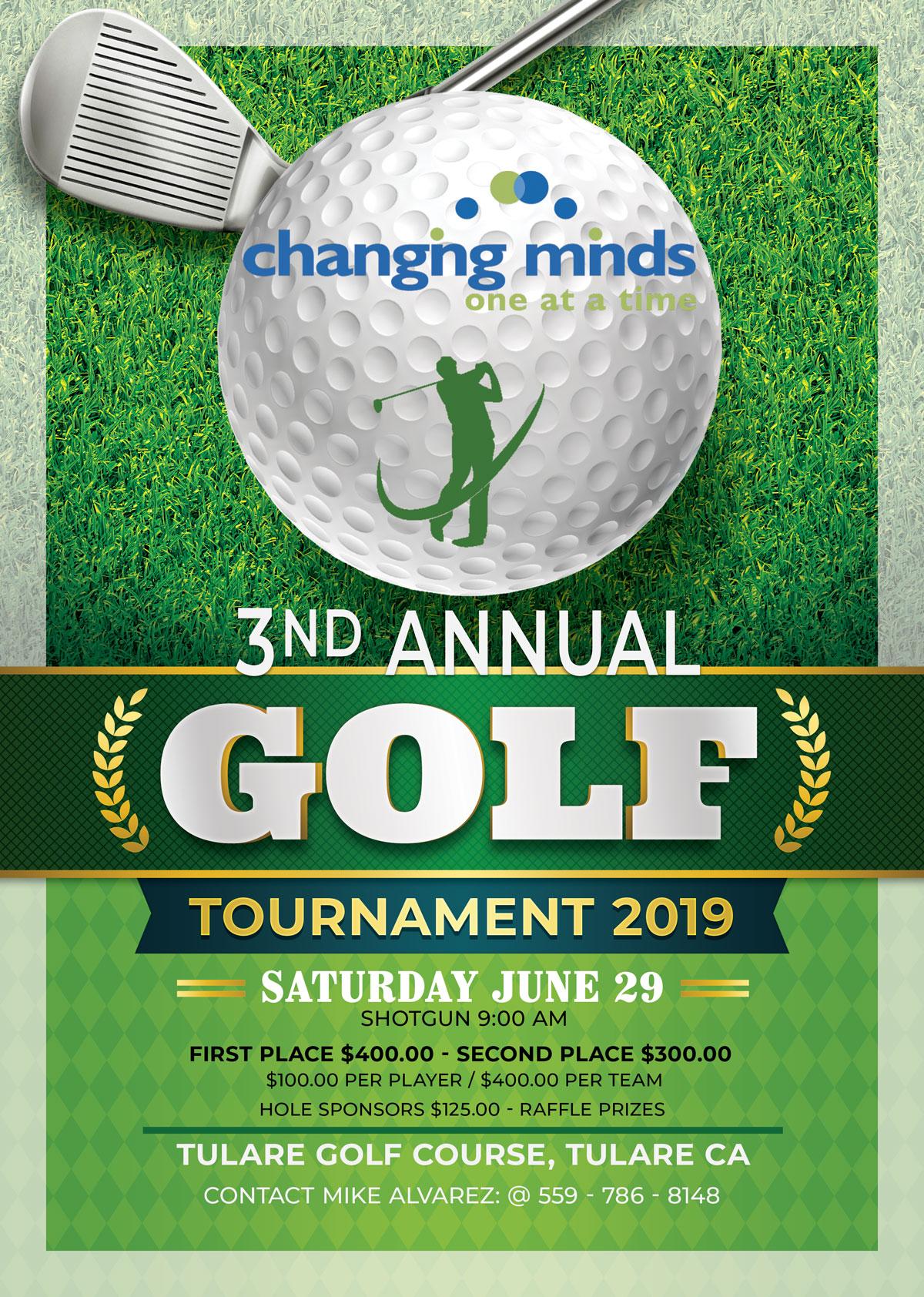 3rd Annual Changing Minds One at a Time Foundation Golf Tournament